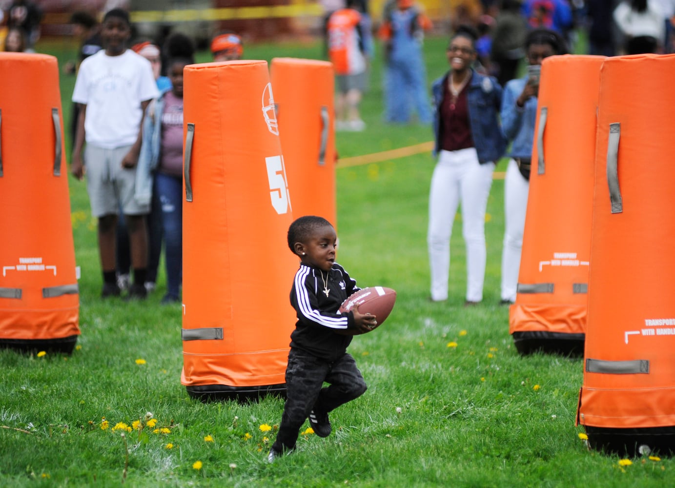 PHOTOS: NFL Draft Day at Dayton’s Triangle Park