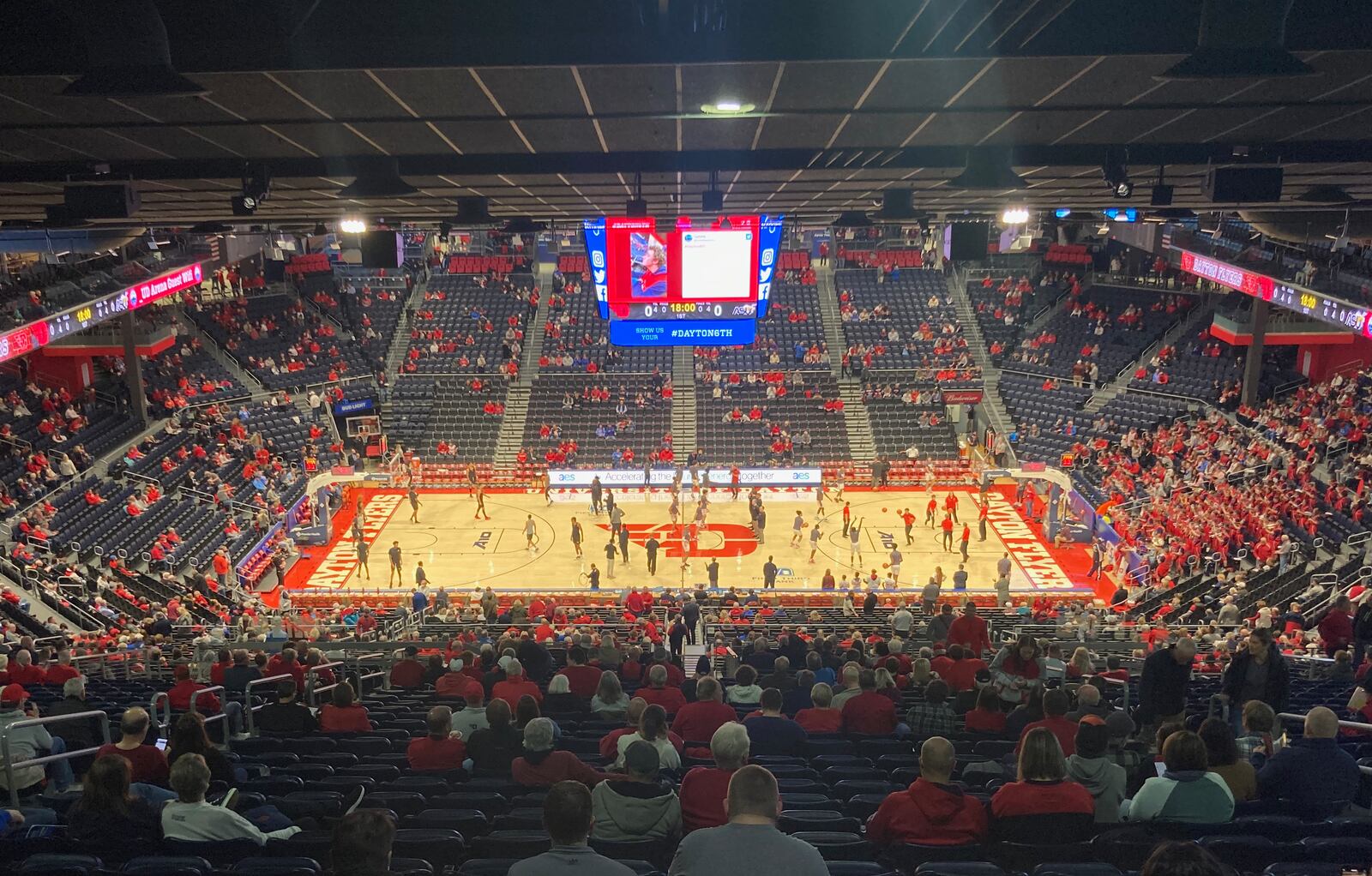 UD Arena is pictured before a game against Alabama State on Dec. 1, 2021. David Jablonski/Staff