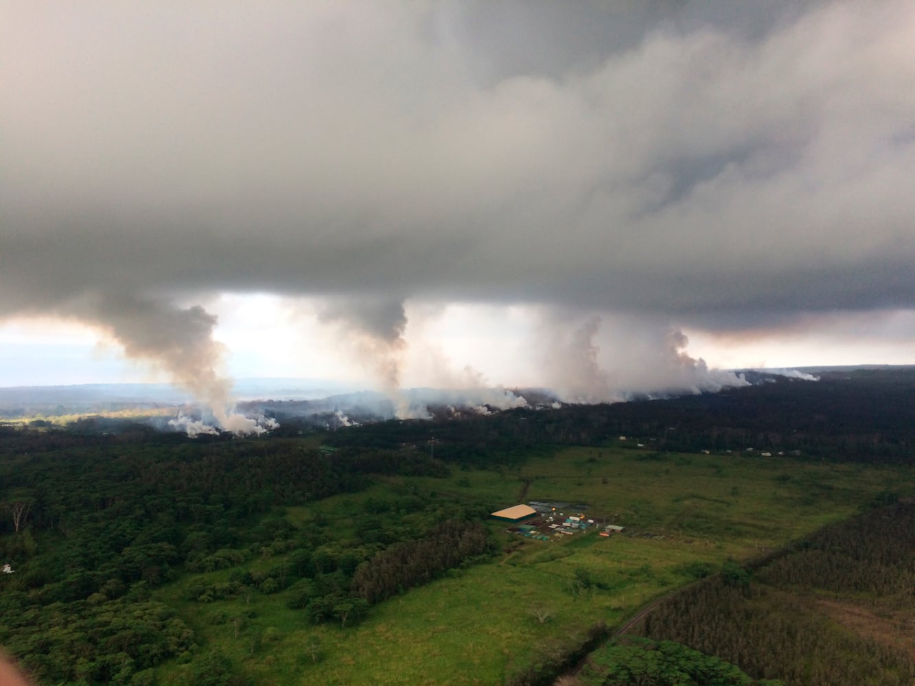 Photos: Hawaii volcano erupts