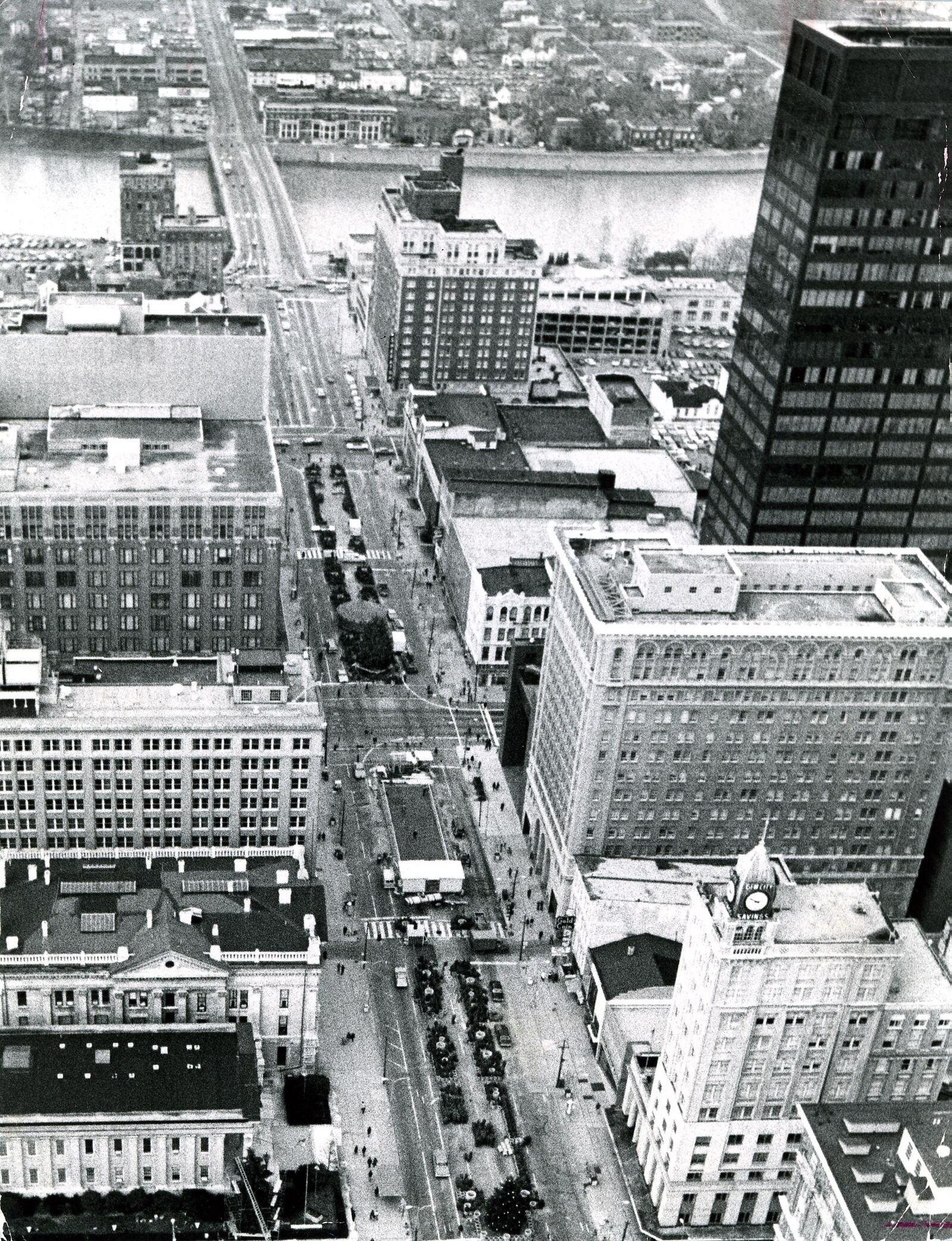 "One World of Christmas," the first holiday festival started in Dayton in 1972, was held on Main Street between First and Fourth Streets. DAYTON DAILY NEWS ARCHIVE