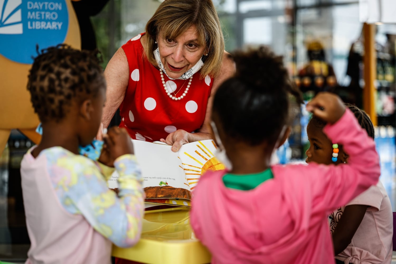 Ohio First Lady Fran DeWine stopped by the Gem City Market to promote imagination library in Dayton