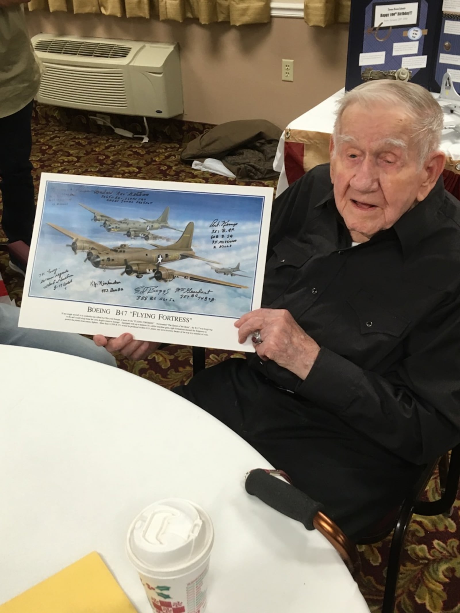 World War II Veteran Thomas Eubanks, of Springfield, turns 100 on Jan. 23. Contributed