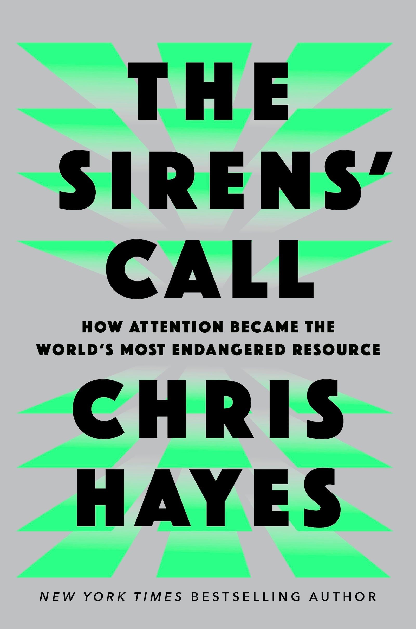 This cover image released by Penguin Press shows "The Sirens' Call: How Attention Became the World's Most Endangered Resource" by Chris Hayes. (Penguin Press via AP)