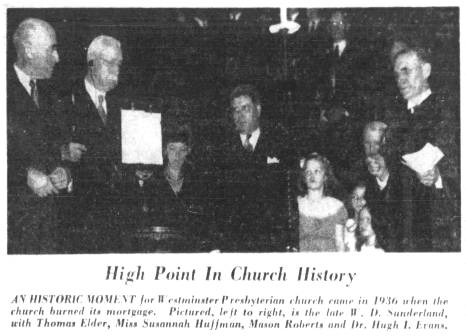 Westminster Presbyterian Church in Dayton has endured now for 225 years. Church officials paid off and burned their mortgage in 1936. DAYTON DAILY NEWS ARCHIVES