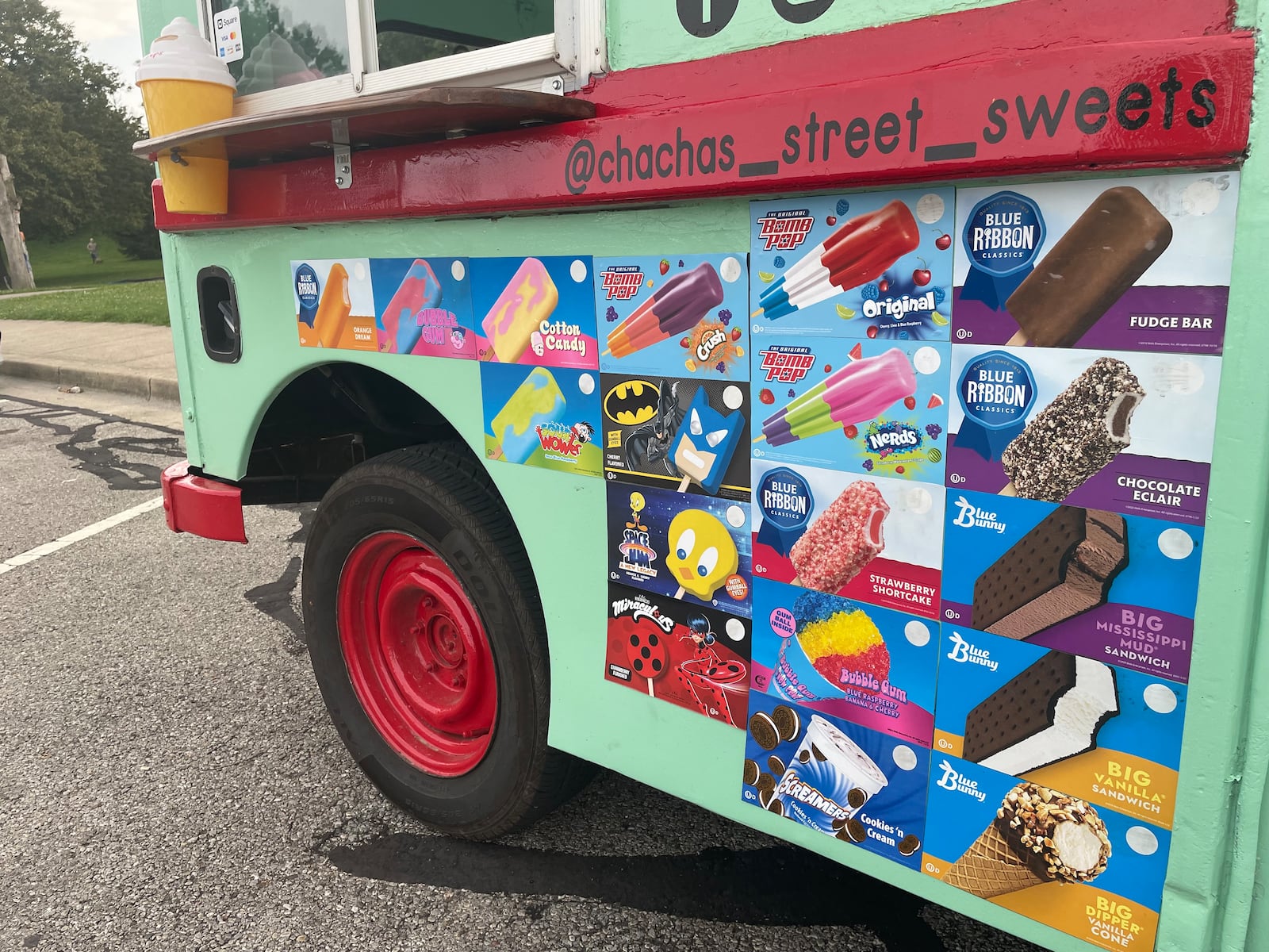 ChaCha’s Street Sweets is an ice cream truck serving the Xenia community. NATALIE JONES/STAFF