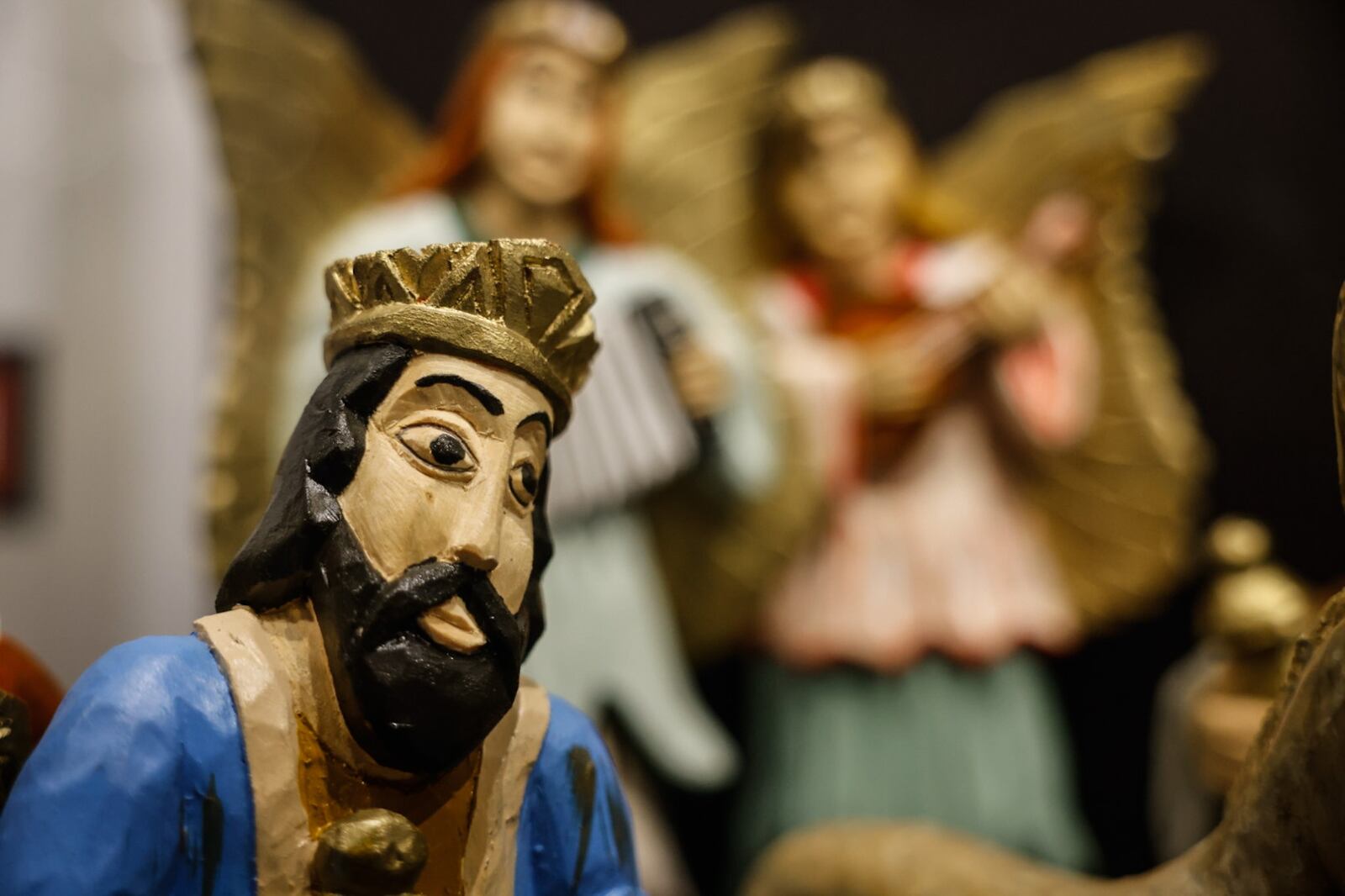 The University of Dayton is opening a new nativity exhibition  at the Roesch Library called Joy to the World. The exhibit is open to the public November 25 to January 17. The exhibit feature songs paired with the nativities. JIM NOELKER/STAFF