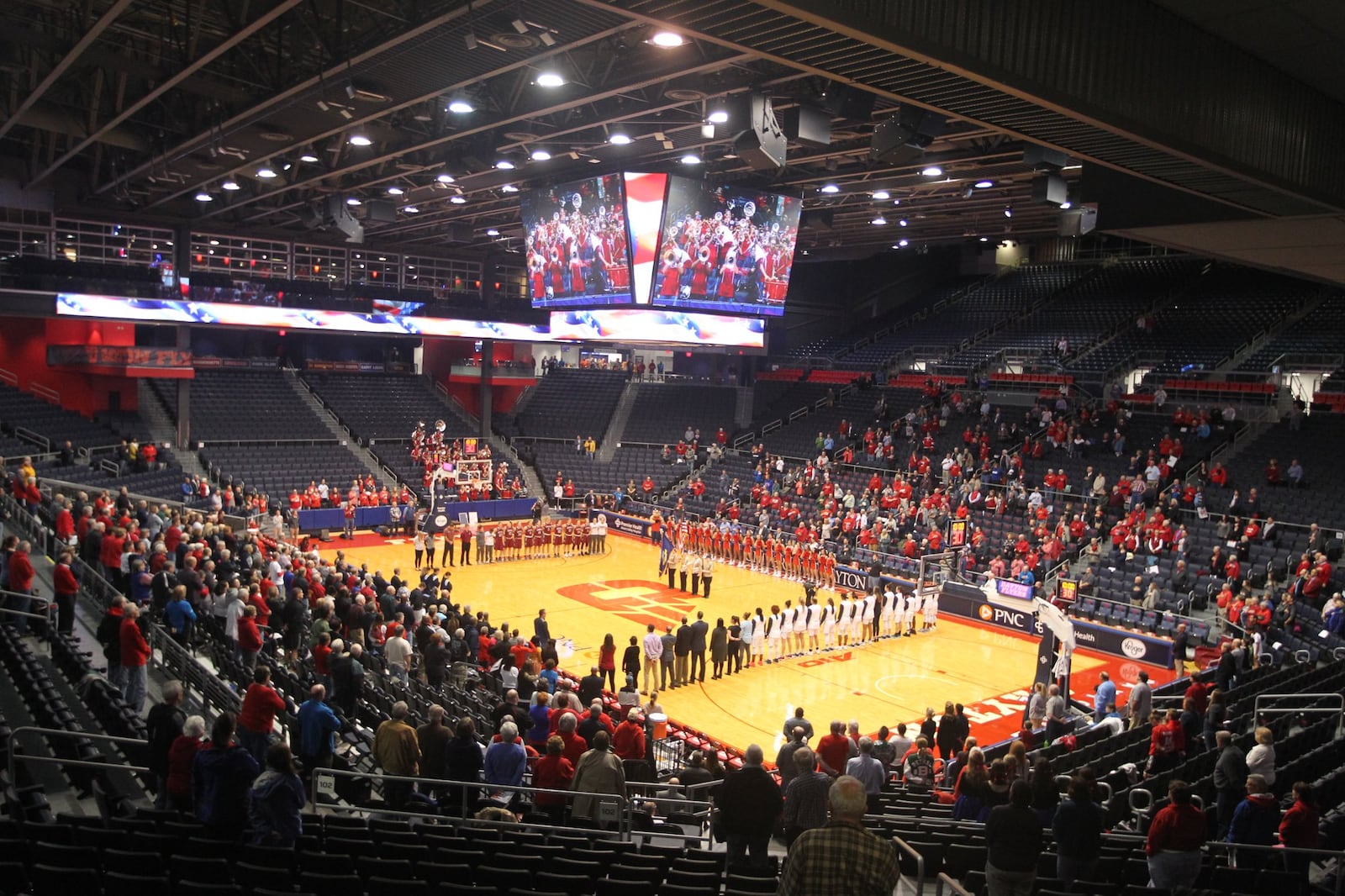 UD Arena opened its doors to fans on Thursday, Nov. 1, 2018, for the first time since phase two of the renovations began. David Jablonski/Staff