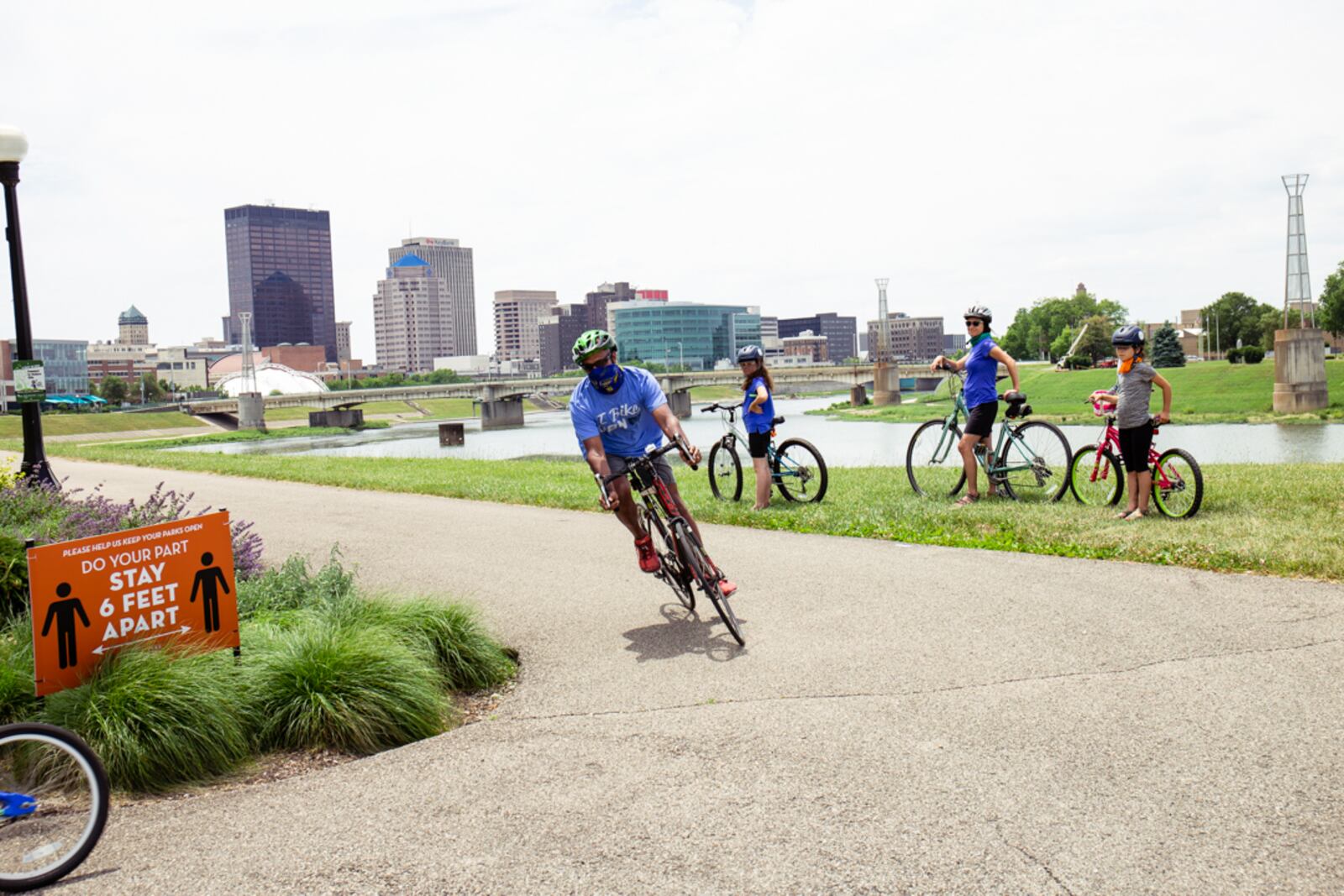 A bike ride is a great way to get exercise and clear your mind. CONTRIBUTED PHOTOS FIVE RIVERS METROPARKS