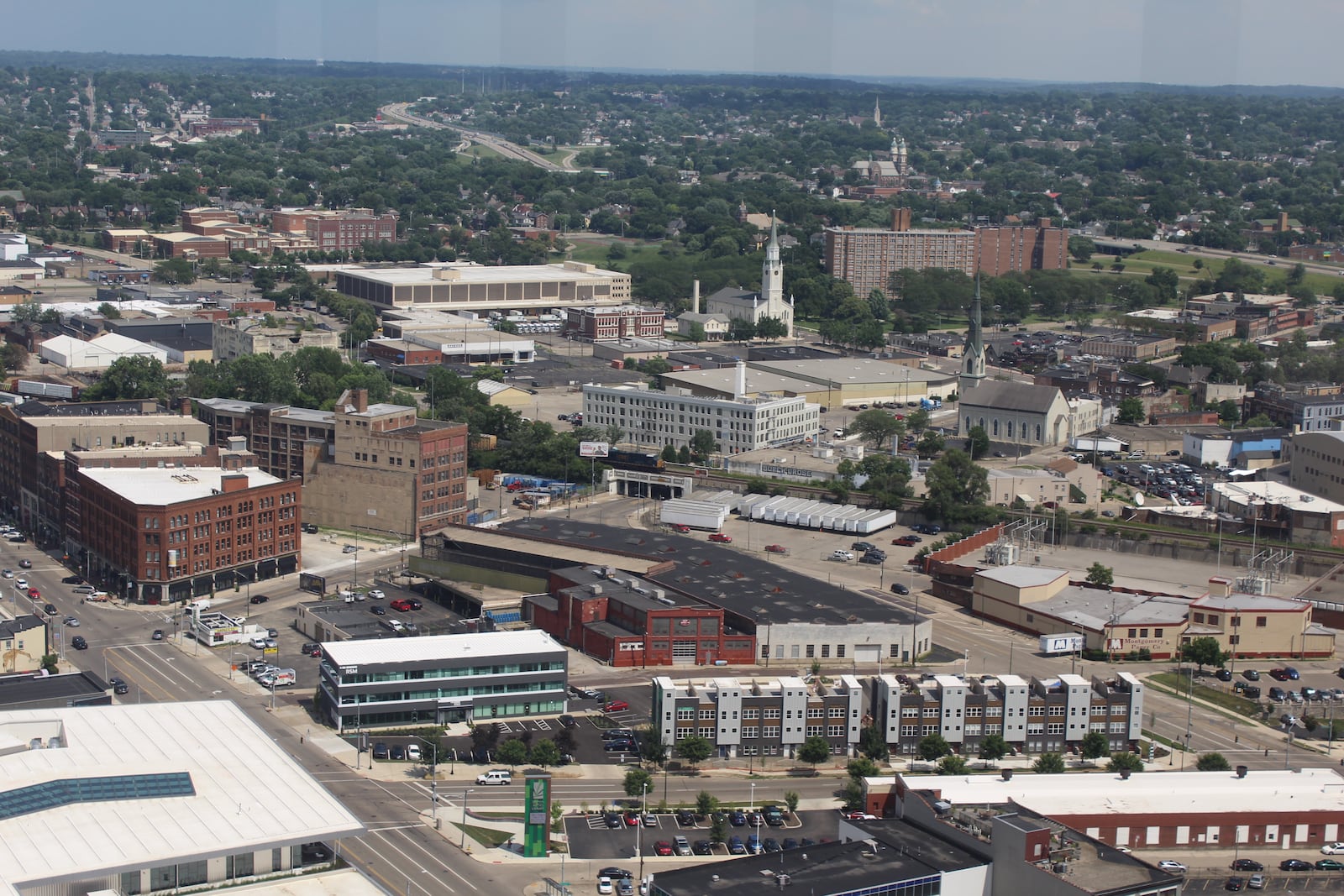 The southeastern section of downtown Dayton. CORNELIUS FROLIK / STAFF