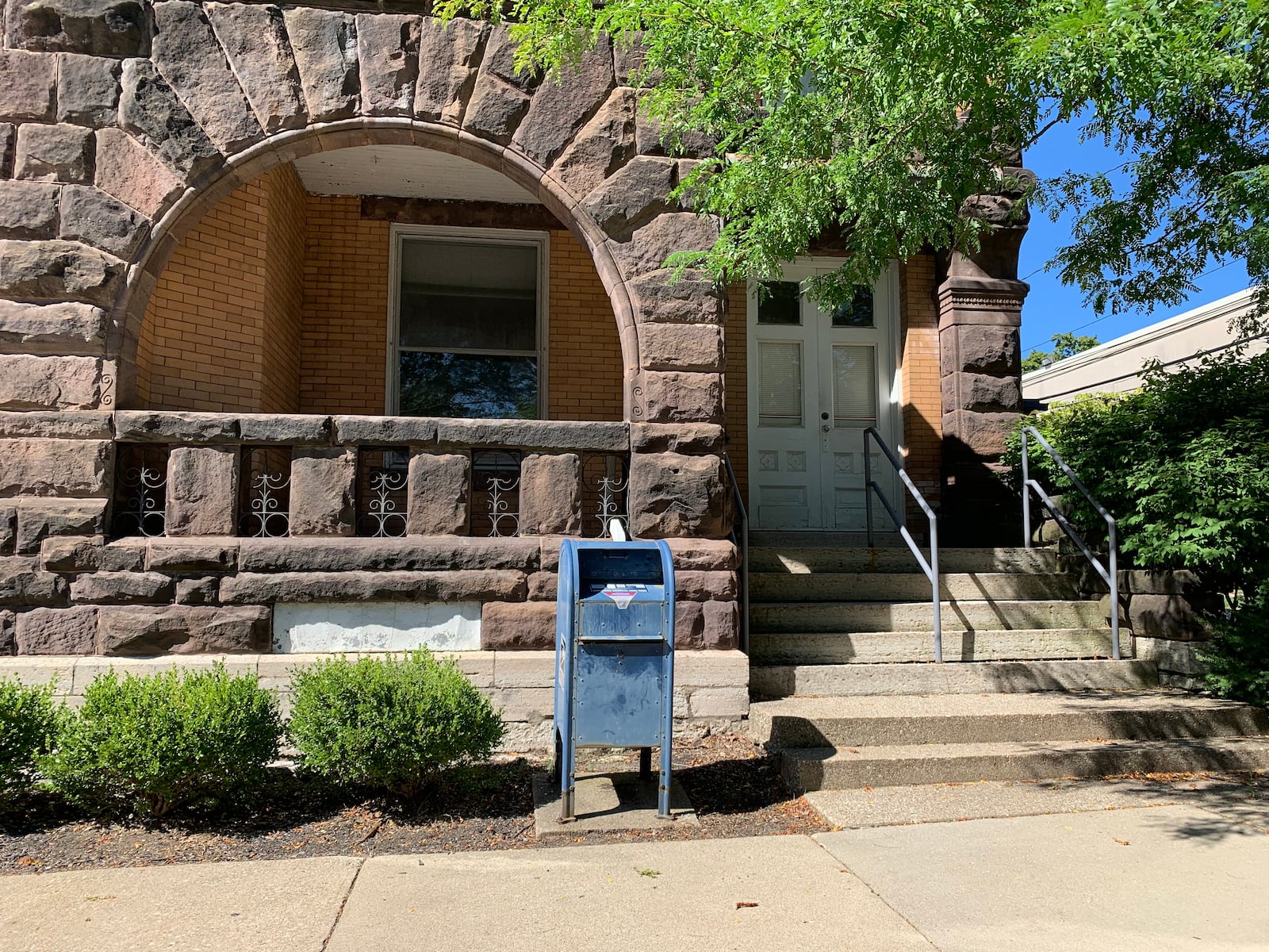 Three envelopes roughly the same size and weight as ballots were mailed on Aug. 20 from the post box in front of the old Warren County jail in Lebanon. They arrived on Aug. 24, 25 and 27. The last one to arrive had no markings on the outside of the envelope showing when it was mailed.