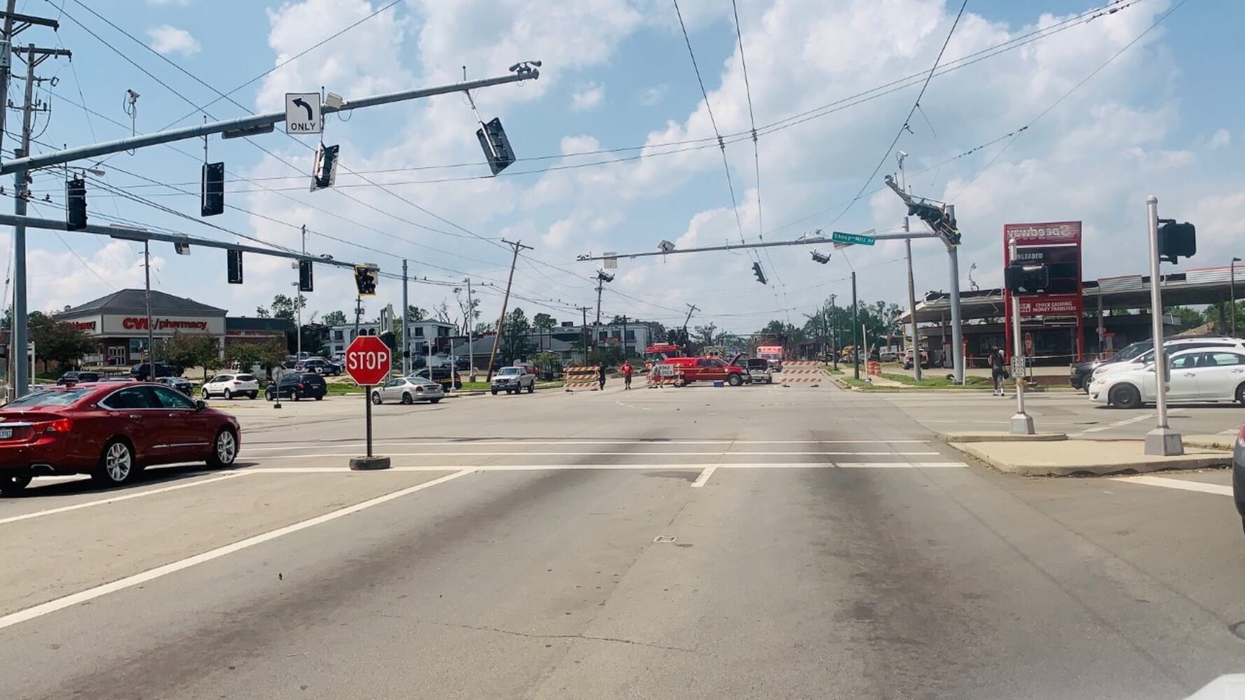 PHOTOS: Daylight reveals widespread damage from Monday storms