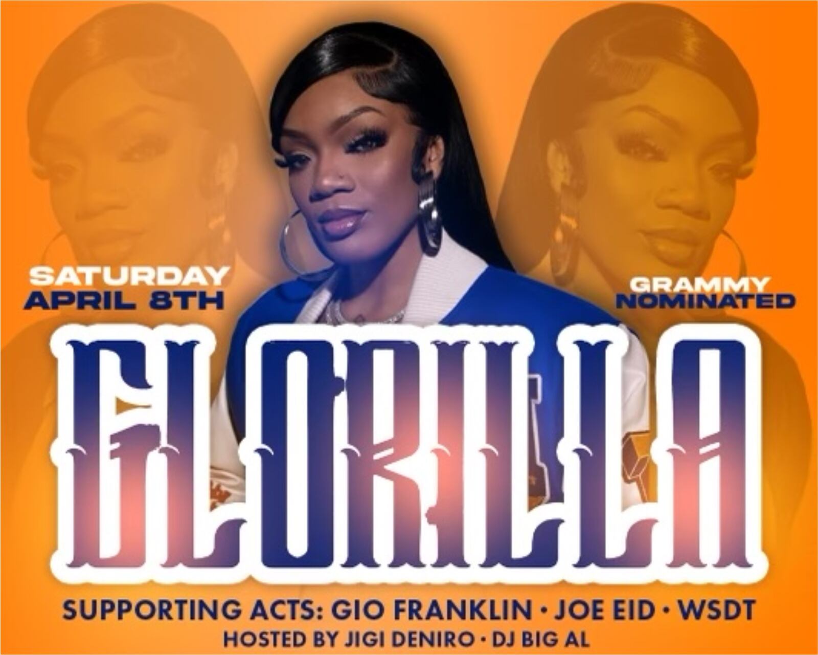 Grammy-nominated rapper GloRilla, XXL’s 2023 Female Rapper of the Year and Best New Artist, performs at the Dayton Convention Center on Saturday, April 8.