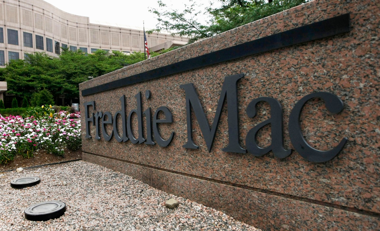 FILE - This July 13, 2008, file photo, shows the Freddie Mac headquarters in McLean, Va. (AP Photo/Pablo Martinez Monsivais, File)