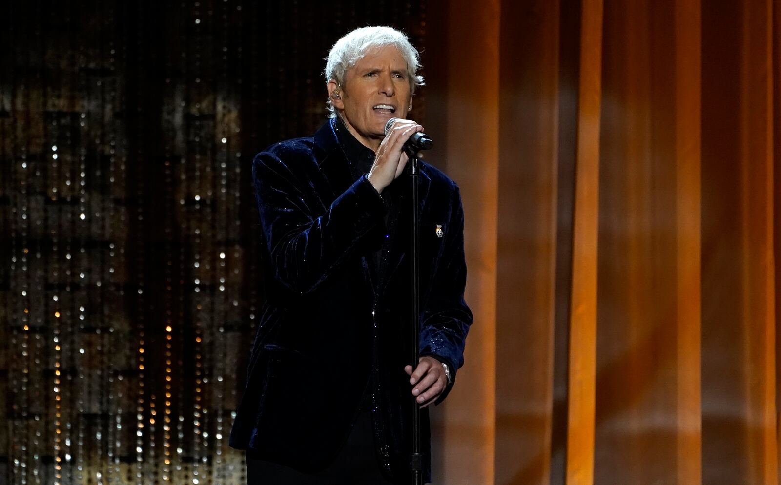 Michael Bolton performs at the 49th annual Daytime Emmy Awards on Friday, June 24, 2022, in Pasadena, Calif. (AP Photo/Chris Pizzello)