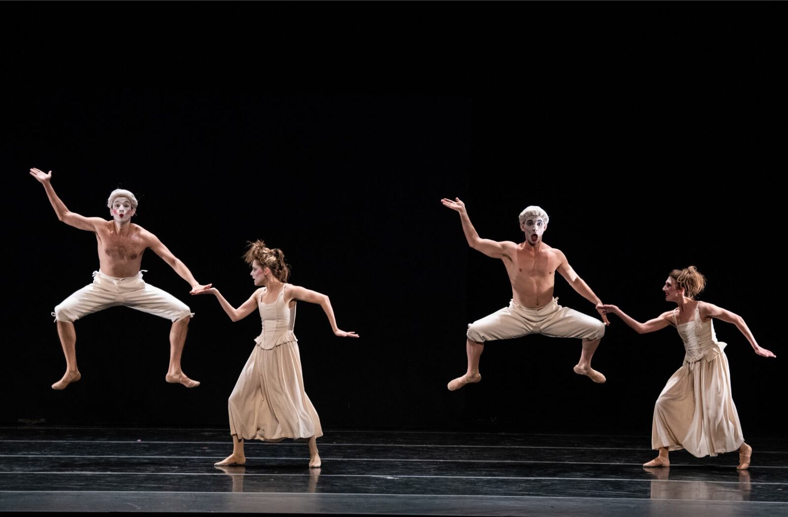 The modern and whimsical work of Jiri Kylian, “Sechs Tanze,” returns to the Dayton Ballet. CONTRIBUTED