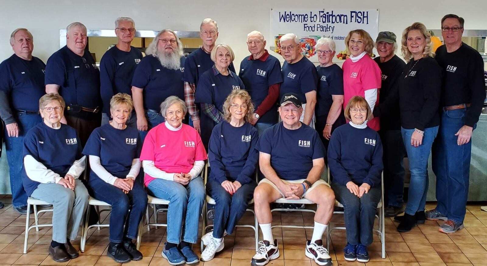 Fairborn FISH volunteers are still working to service the needy.  They have a social distancing procedure in which patrons stay in their cars.