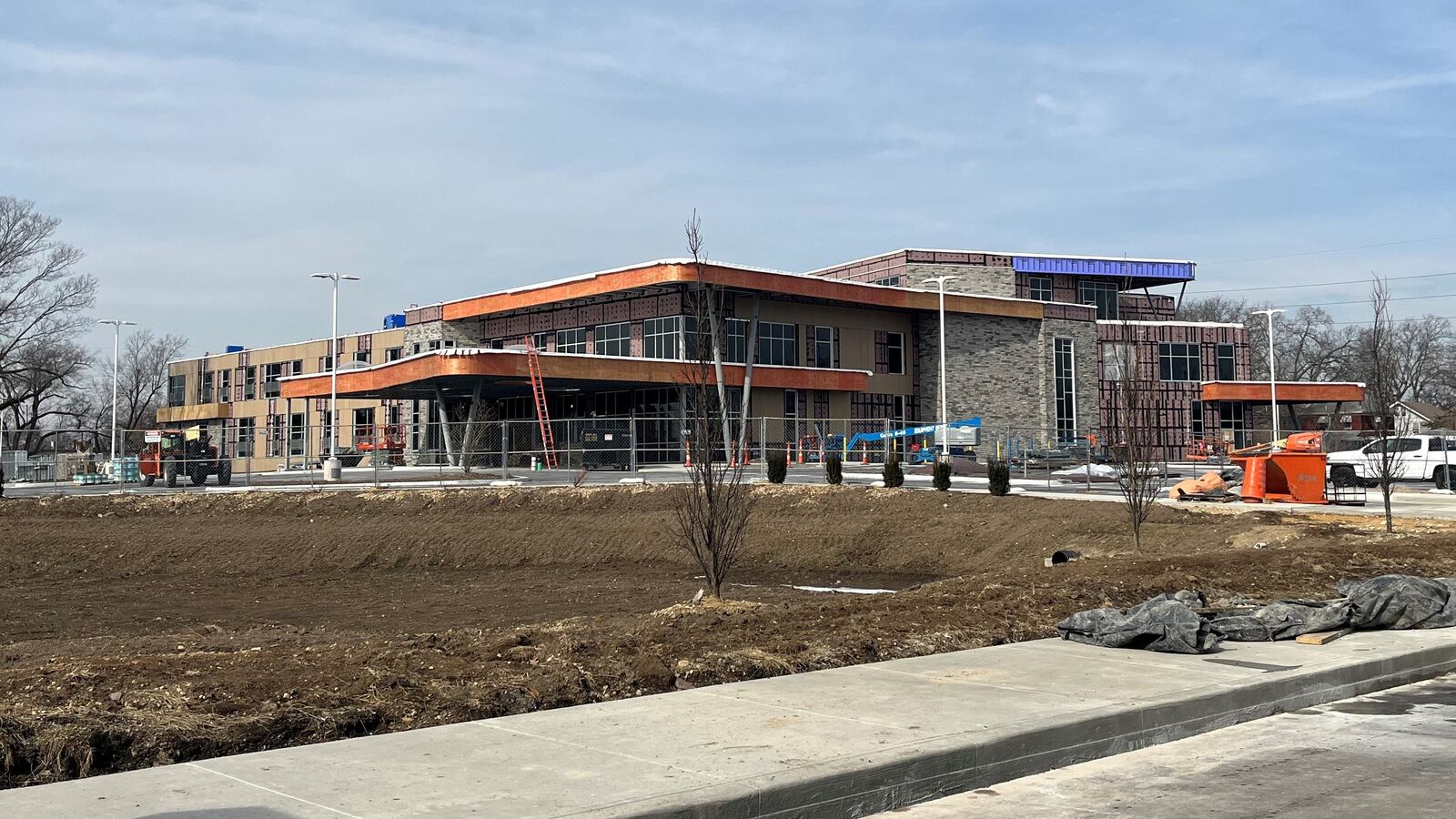 Five Rivers Health Centers is constructing a new $32 million facility in the Edgemont neighborhood in West Dayton. CORNELIUS FROLIK / STAFF