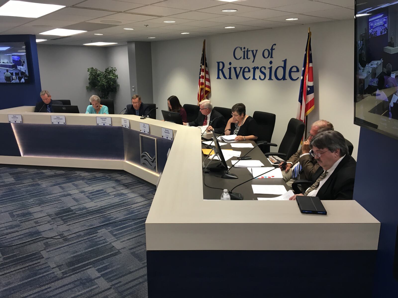 Riverside City Council votes 4-2 Sept. 21, 2017, to approve the sell of land to Farms of Riverside LLC, pending a state license to cultivate marijuana on the property near the National Museum of the United States Air Force on the Wright-Patterson Air Force Base.