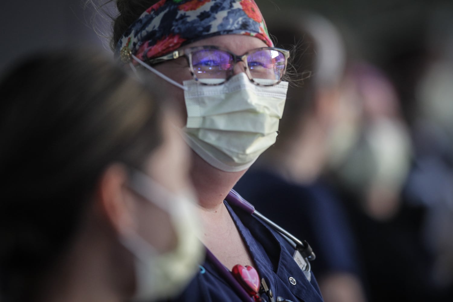 PHOTOS: First responders honor health care workers at Miami Valley