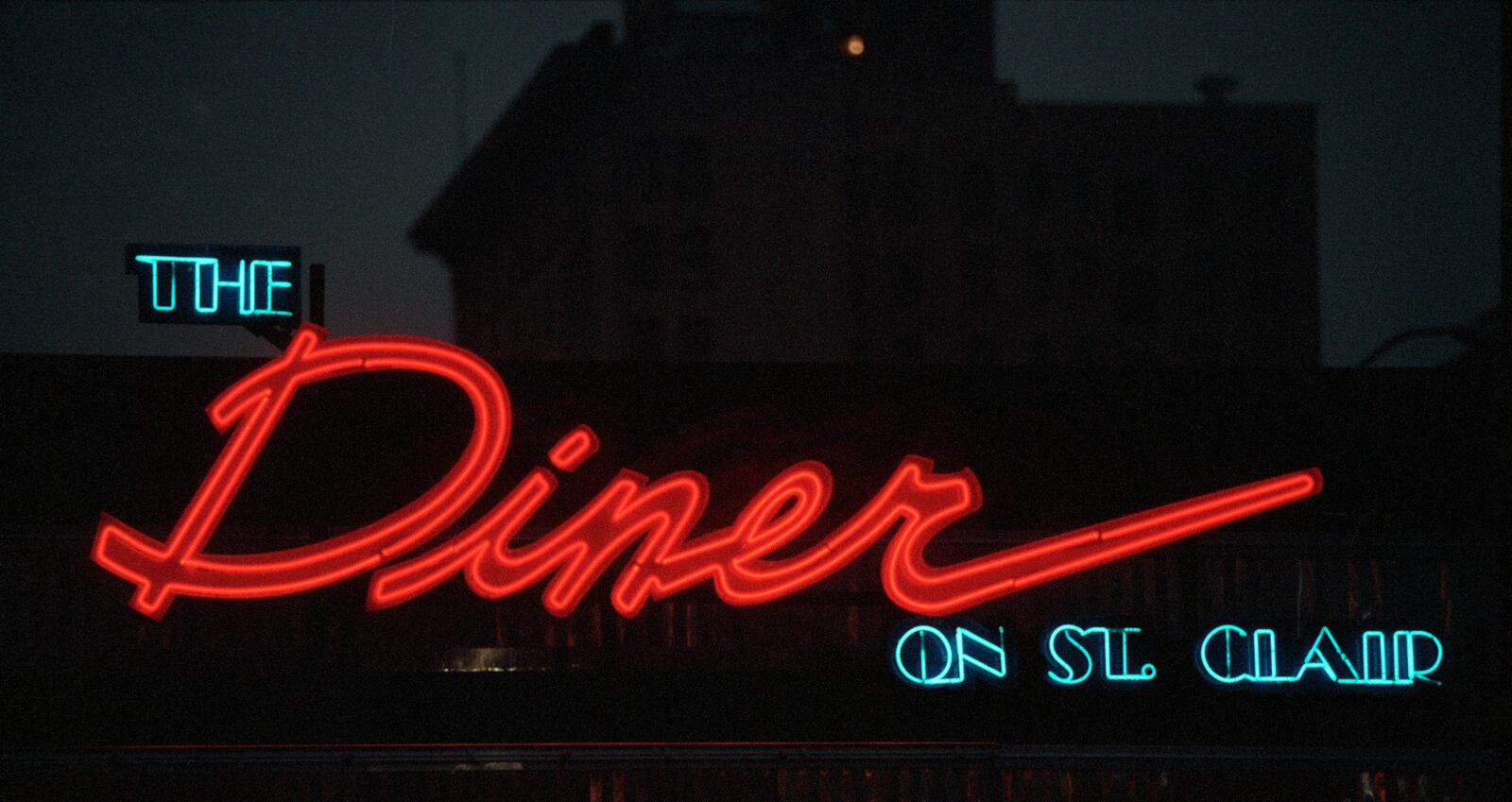 The Diner on St. Claire neon sign in 1993   TY GREENLEES / STAFF