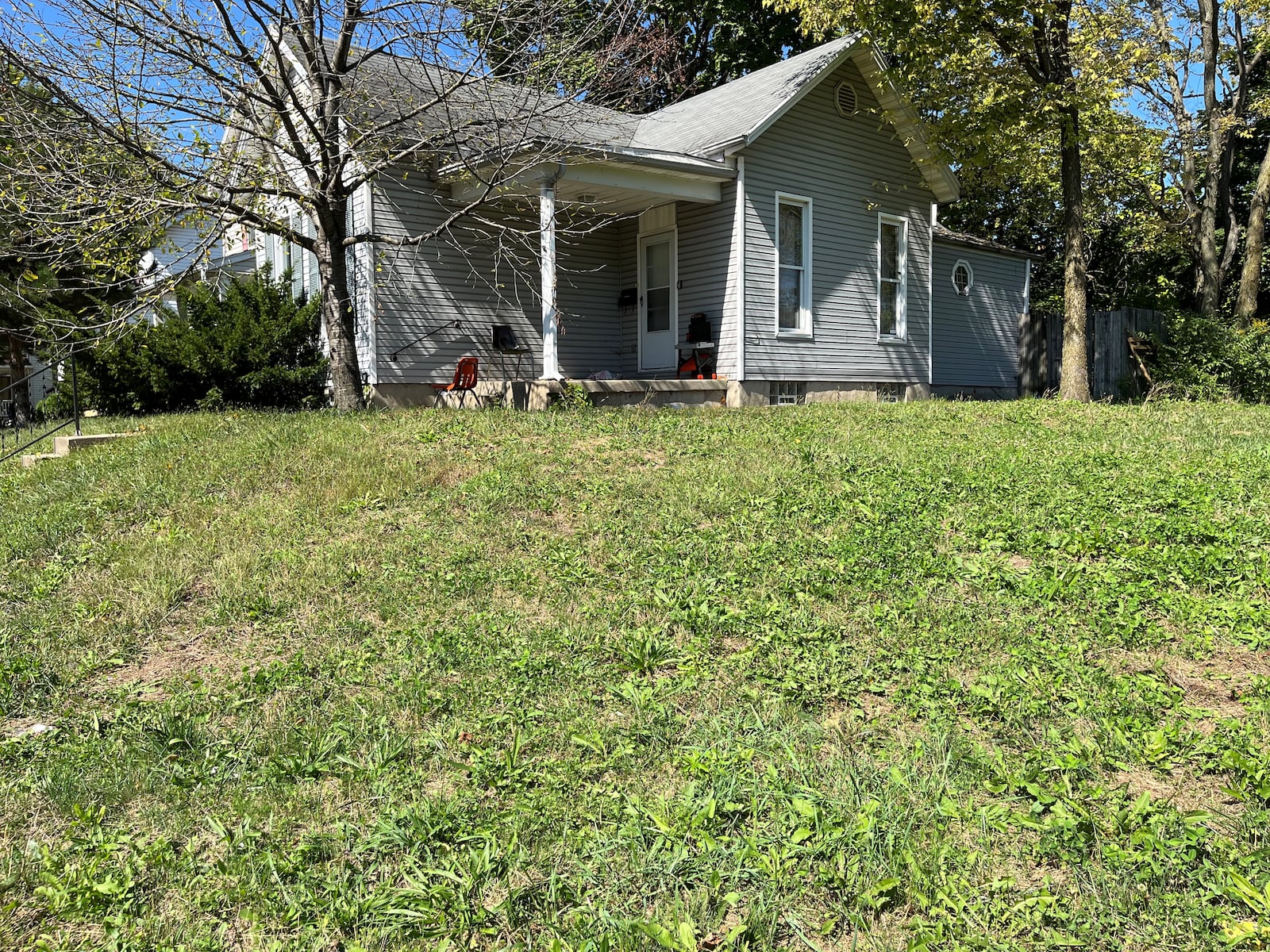 Vacant property on the 1500 block of West Second Street that the city of Dayton is considering selling to County Corp. CORNELIUS FROLIK / STAFF