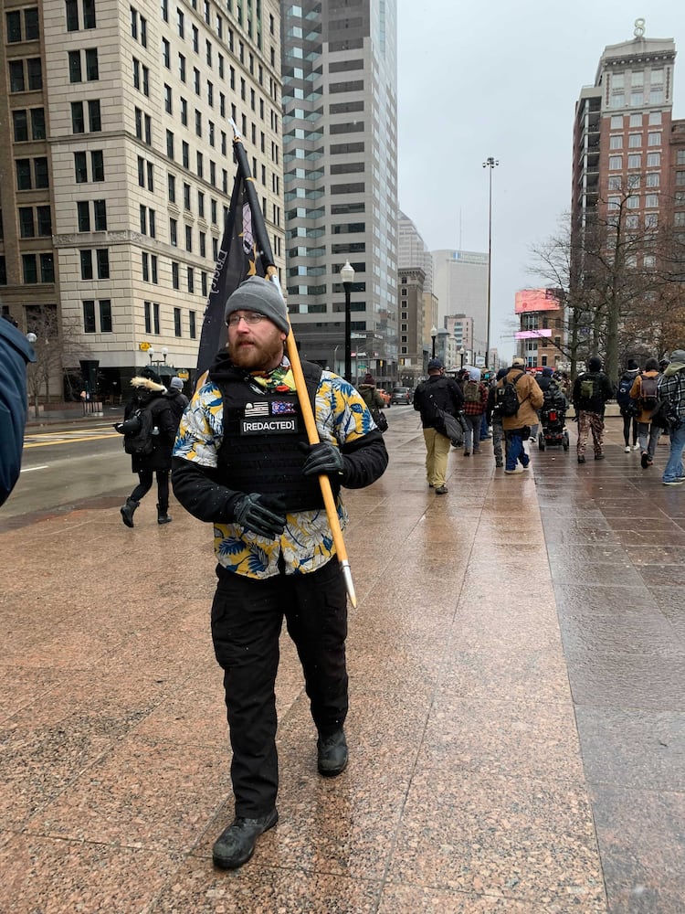 PHOTOS: Protestors gather outside the Ohio statehouse