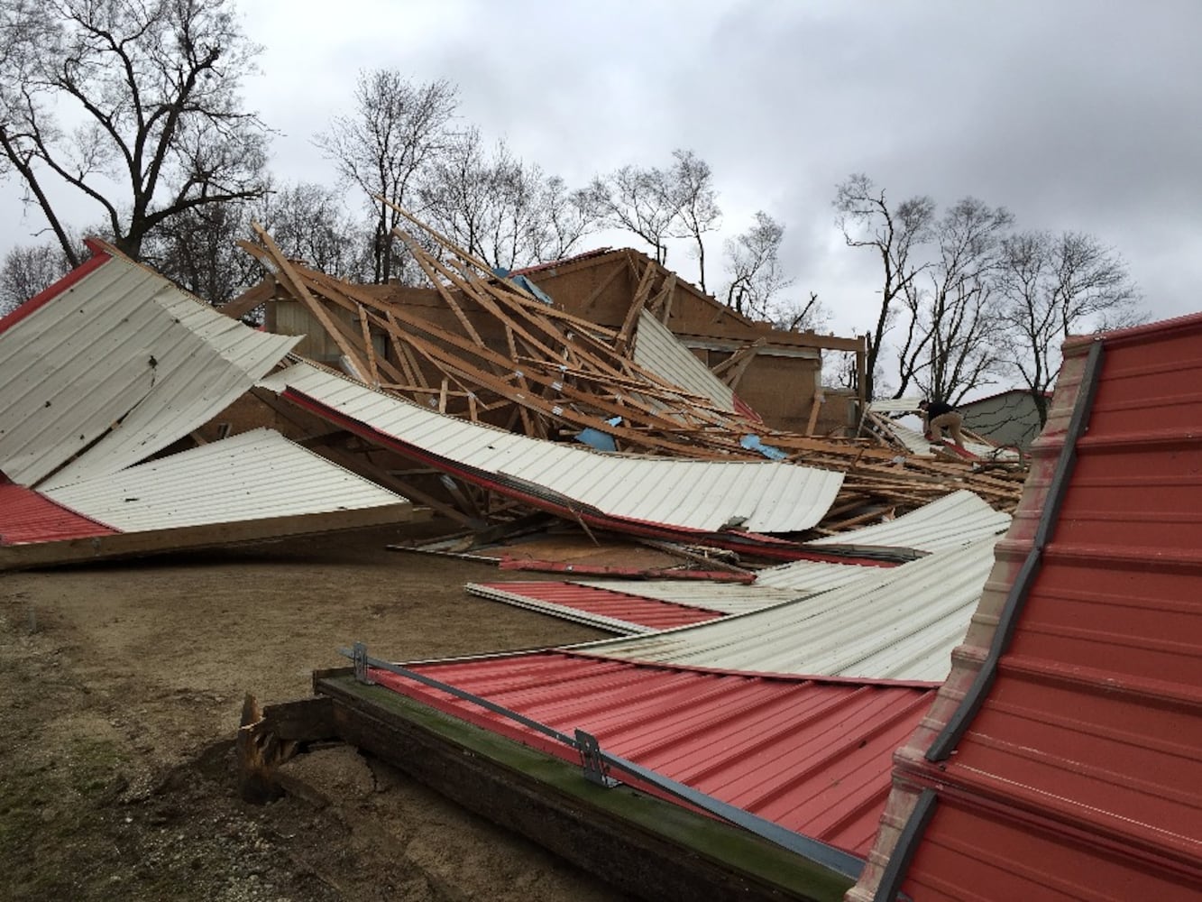 Arcanum Tornado Damage - Barn