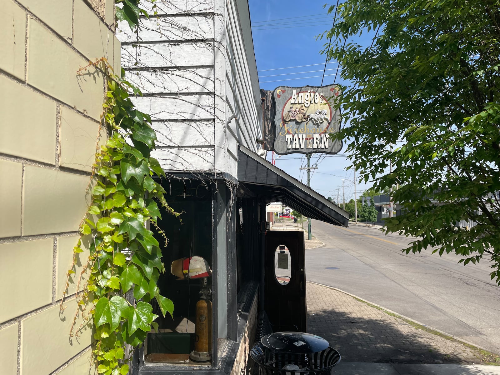 Angie’s Firehouse Tavern, a neighborhood restaurant brought back to life in 2010 by a retired Dayton fire captain, is for sale.