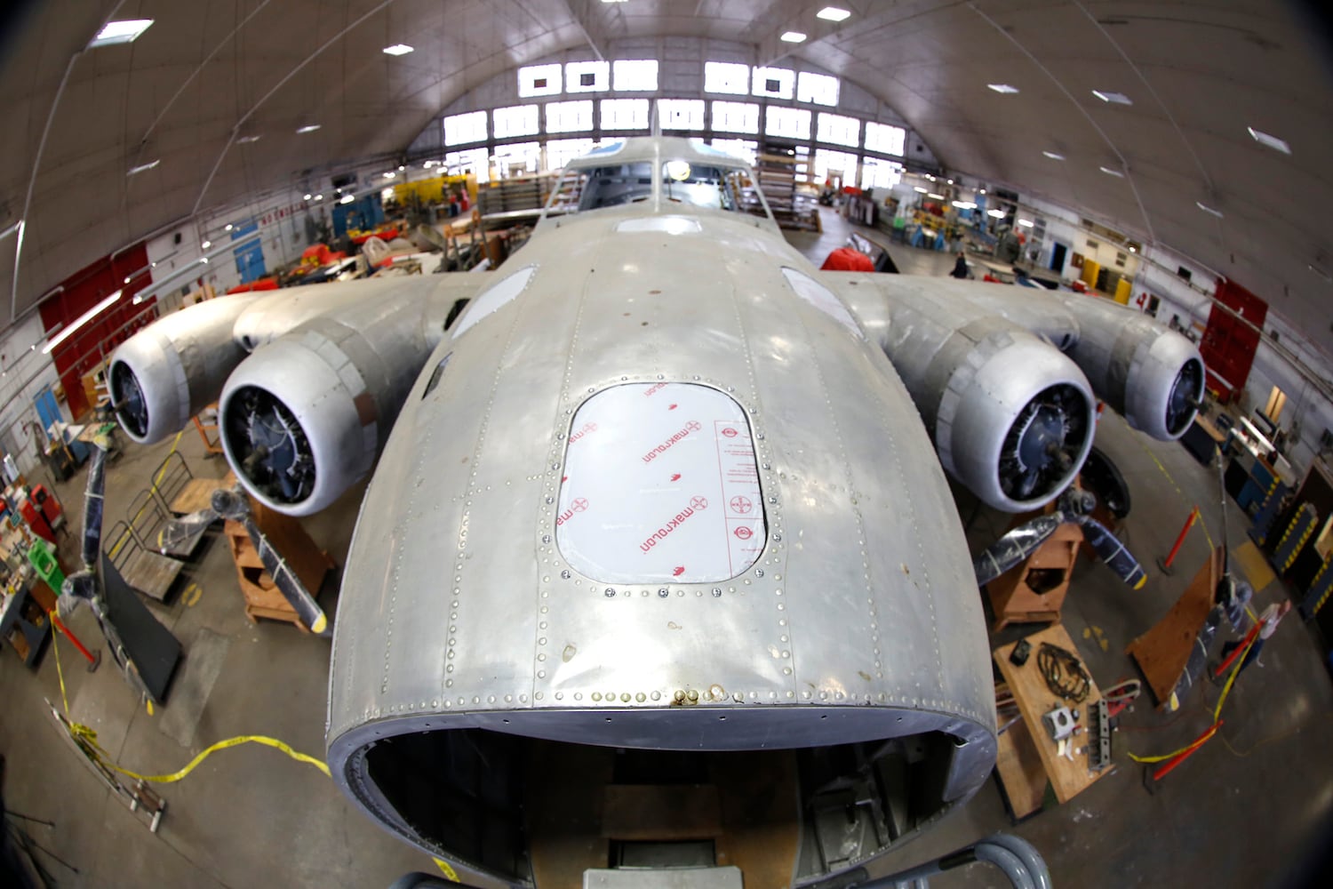 Restoration of the Memphis Belle at the Air Force Museum