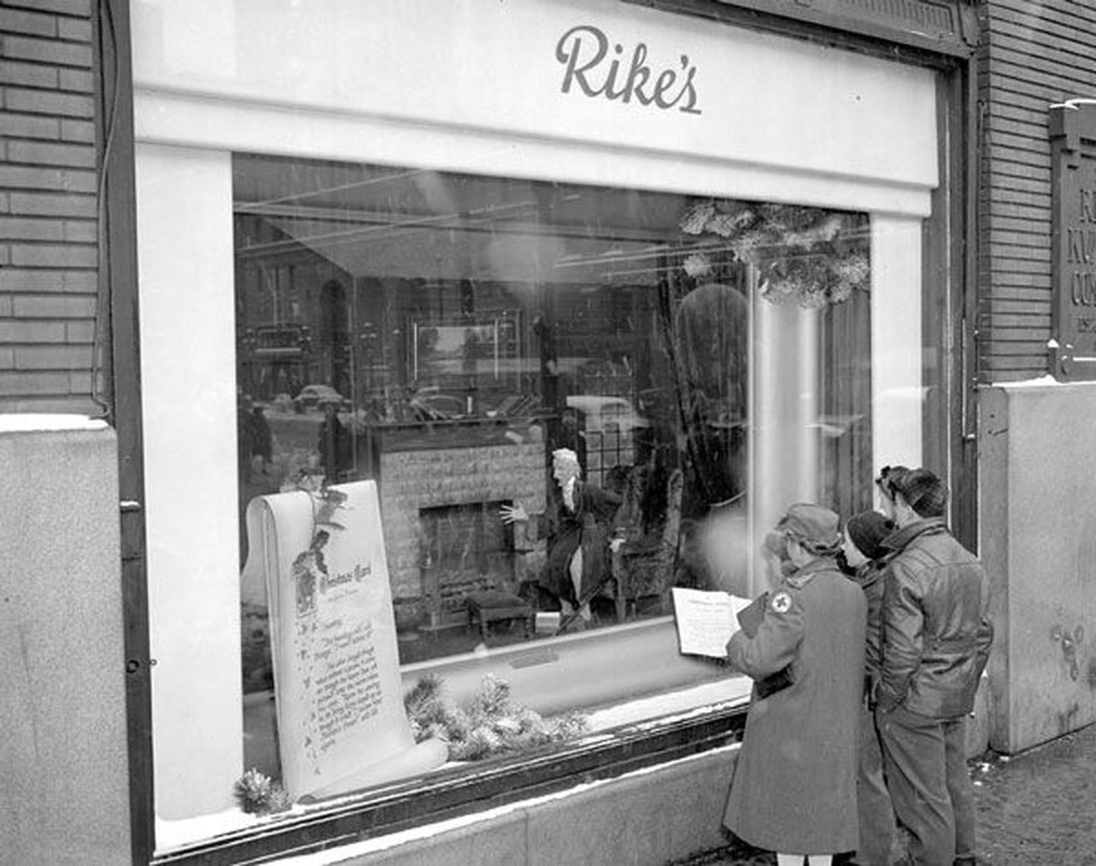 One of Rike;s Department Store’s longest-running holiday traditions began with the creation of an animated Christmas window display. Submitted photo.