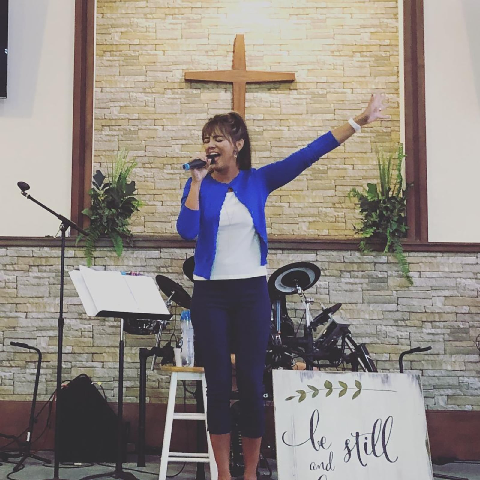 A leader at her church in Franklin, Tina Frantz already knew about the power of prayer before her accident. But a forced unplugging from technology aided her spiritual journey. CONTRIBUTED