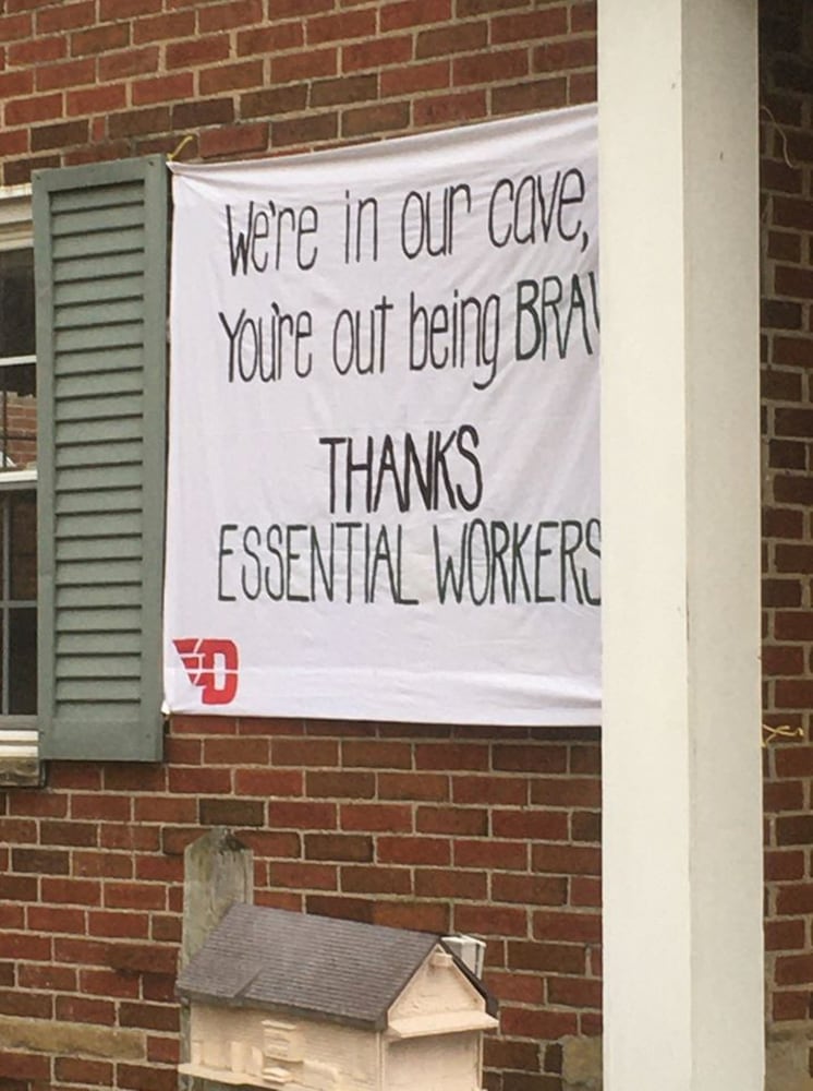 PHOTOS: Signs show UD community support for essential workers