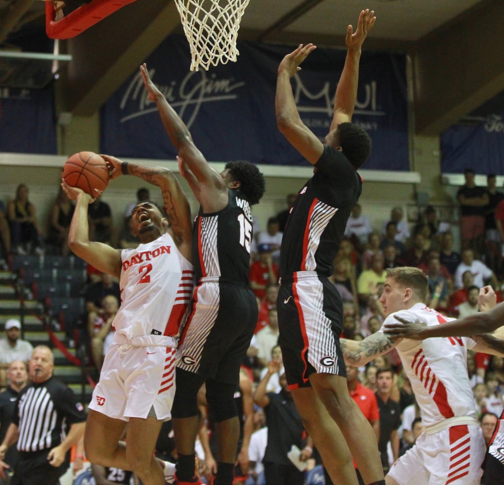 Photos: Dayton Flyers rout Georgia in Maui Invitational