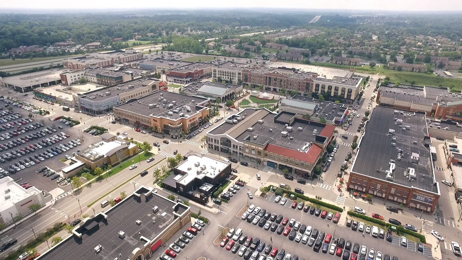 The Greene Town Center in Beavercreek opened in 2006 and  is now boasting more than 100 shops and restaurants in the mixed retail open shopping center.   TY GREENLEES / STAFF