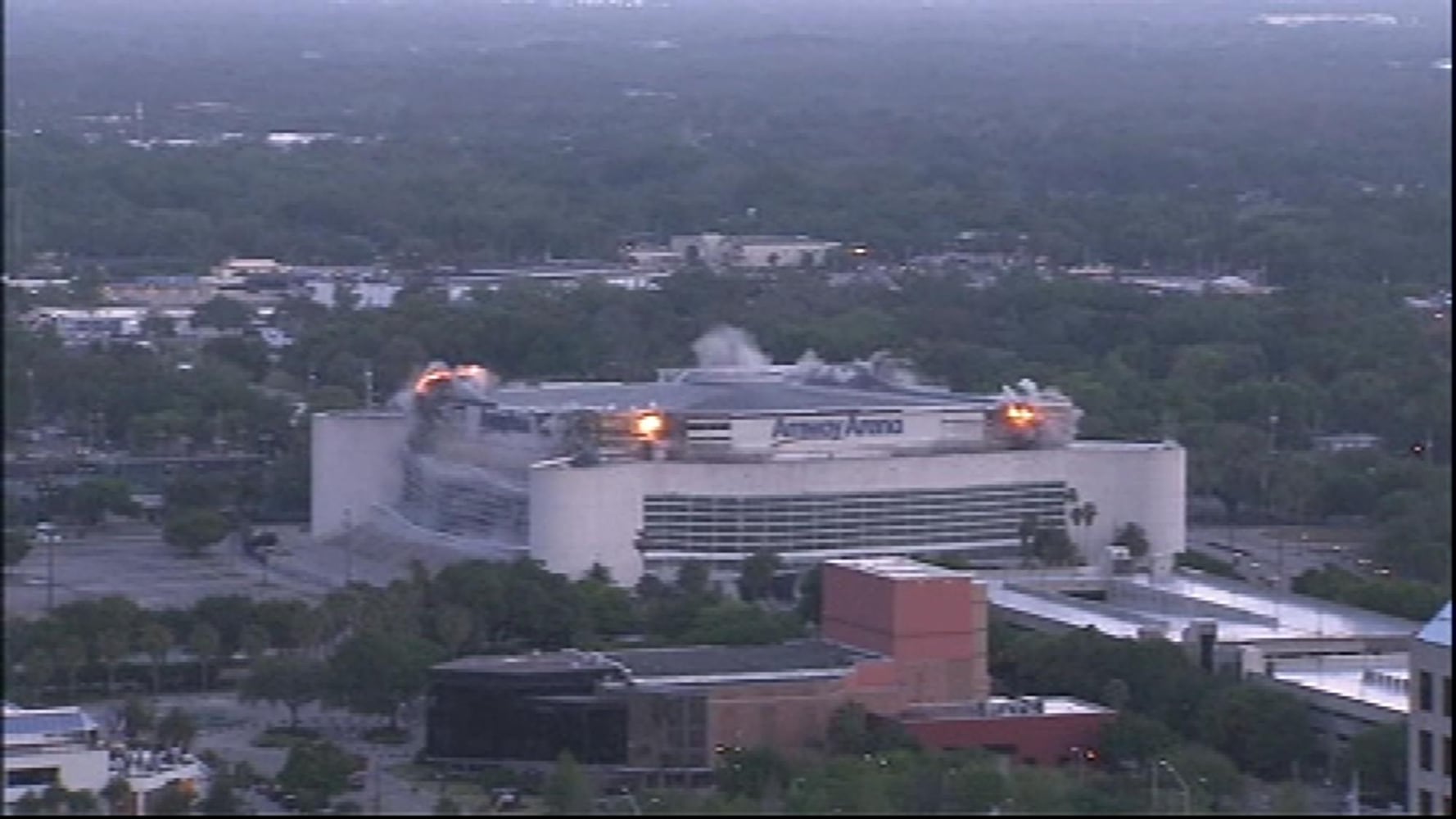 Orlando's Amway Arena imploded