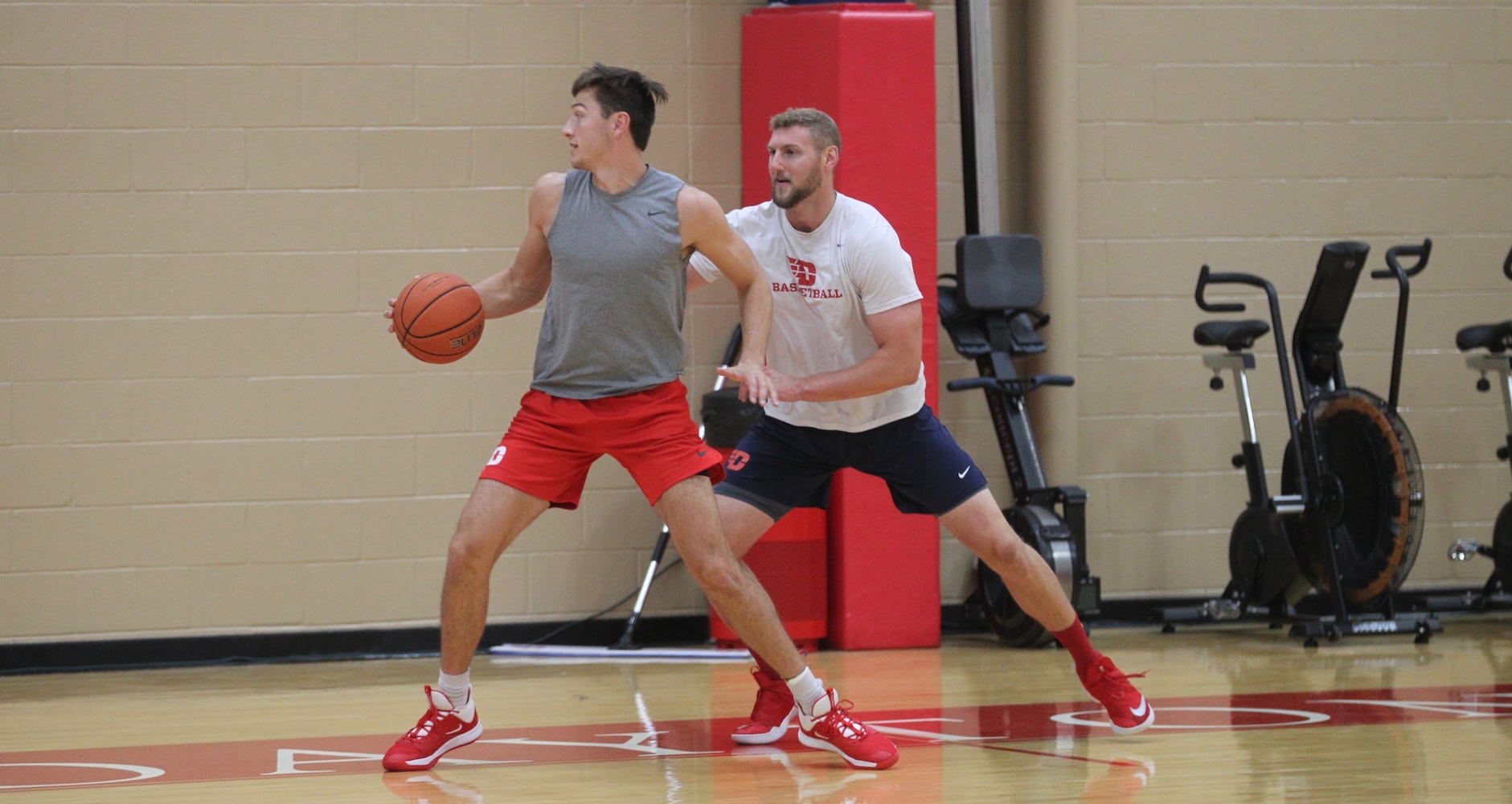 Dayton Flyers hold team workout at Cronin Center