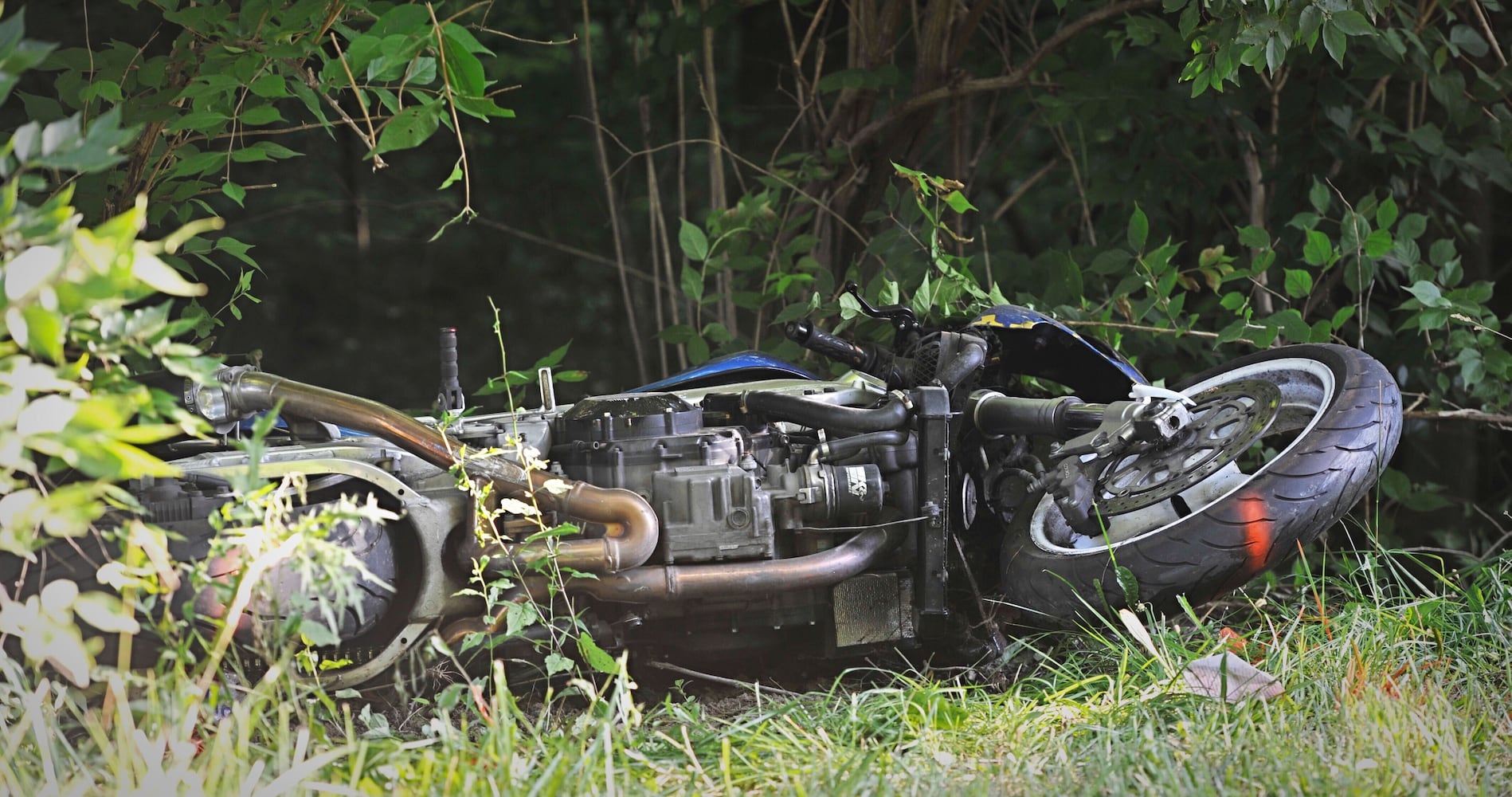 PHOTOS: Serious injuries reported in Vandalia motocycle crash