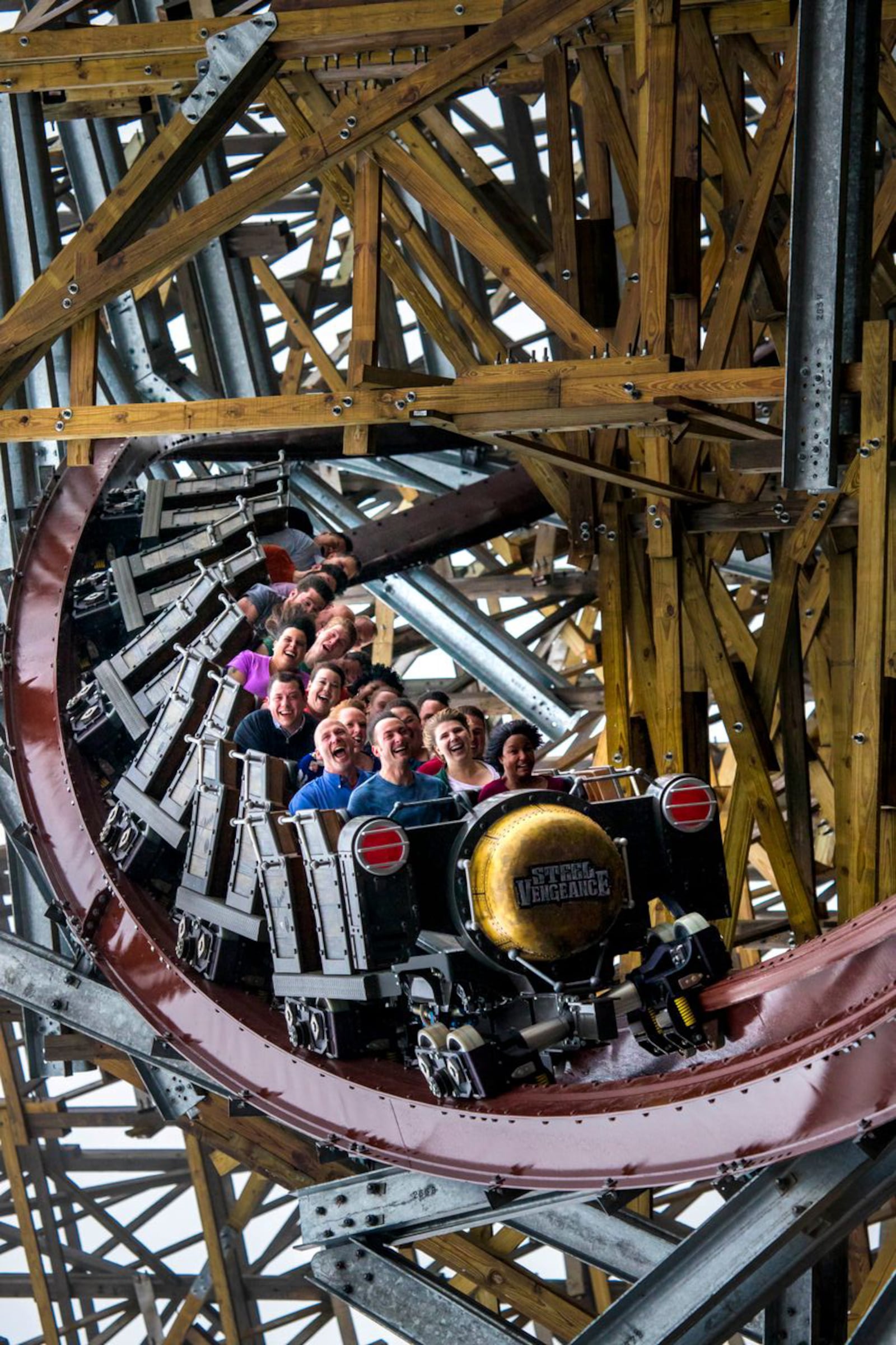 Steel Vengeance on the Cedar Point Lake Erie Shores & Islands Adventure Trail.