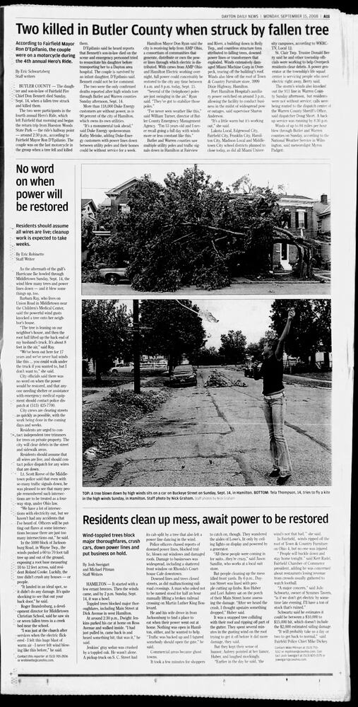 Hurricane Ike DDN pages