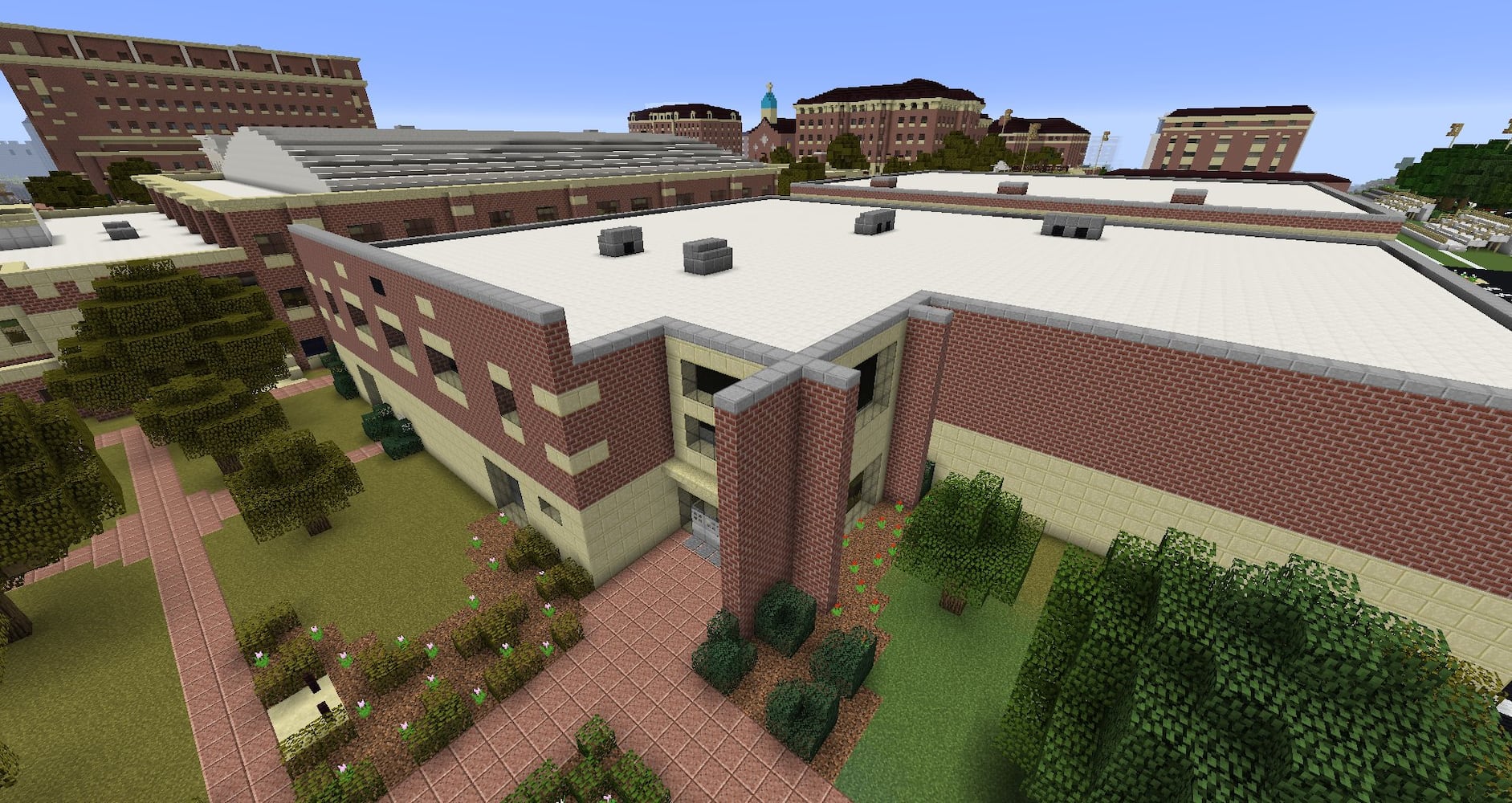 PHOTOS: Take a tour of the University of Dayton campus in Minecraft