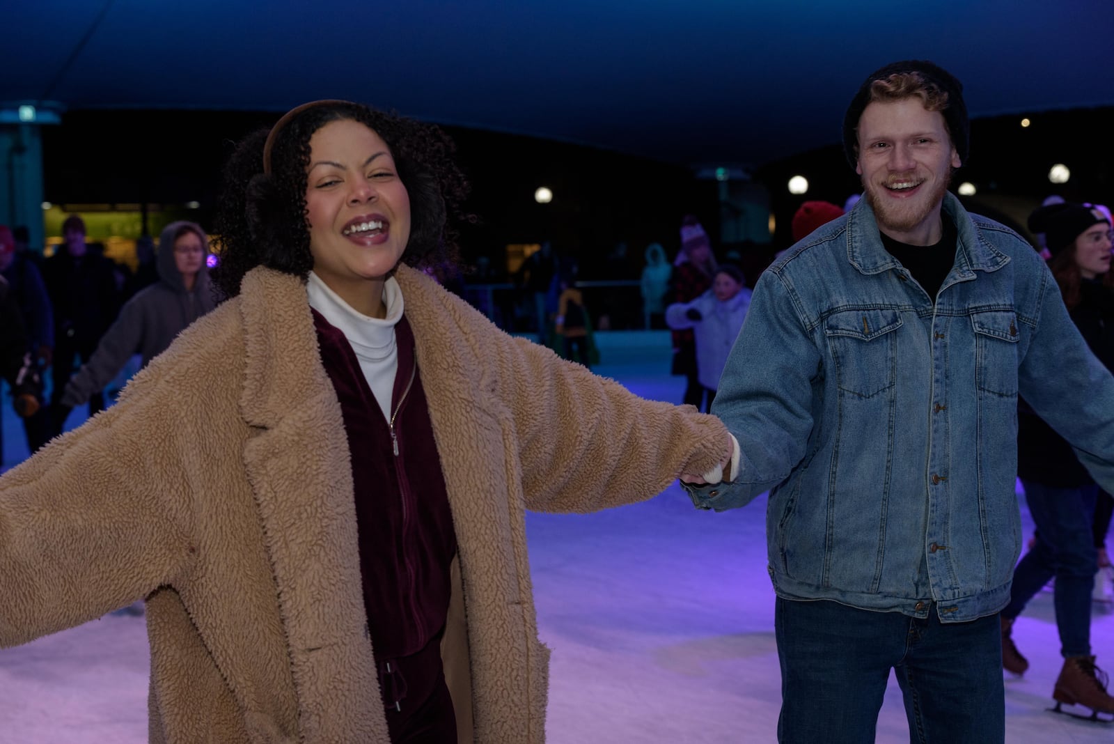 '90s Night was held at the MetroParks Ice Rink, located at RiverScape MetroPark in downtown Dayton on Friday, Jan. 20, 2023. Ice skaters enjoyed a variety of '90s music. The ice rink is open daily until Feb. 26. Did we spot you there? TOM GILLIAM / CONTRIBUTING PHOTOGRAPHER