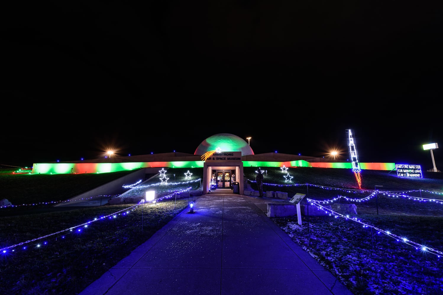 PHOTOS: Armstrong Air & Space Museum Holiday Lights 2024