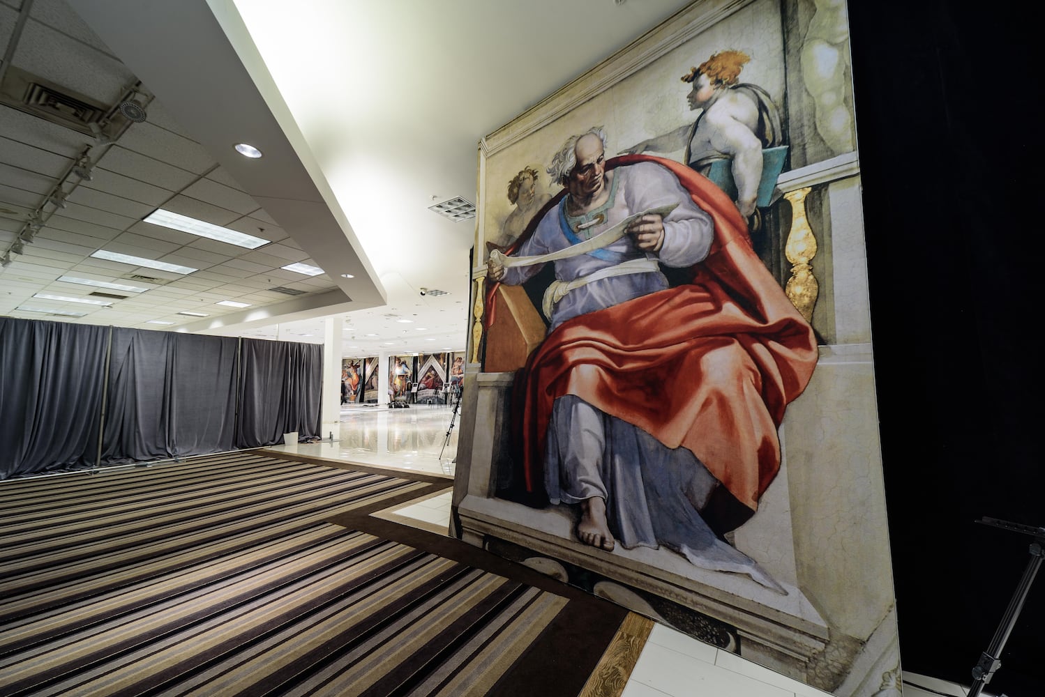 PHOTOS: A sneak peek of Michelangelo’s Sistine Chapel: The Exhibition at The Mall at Fairfield Commons