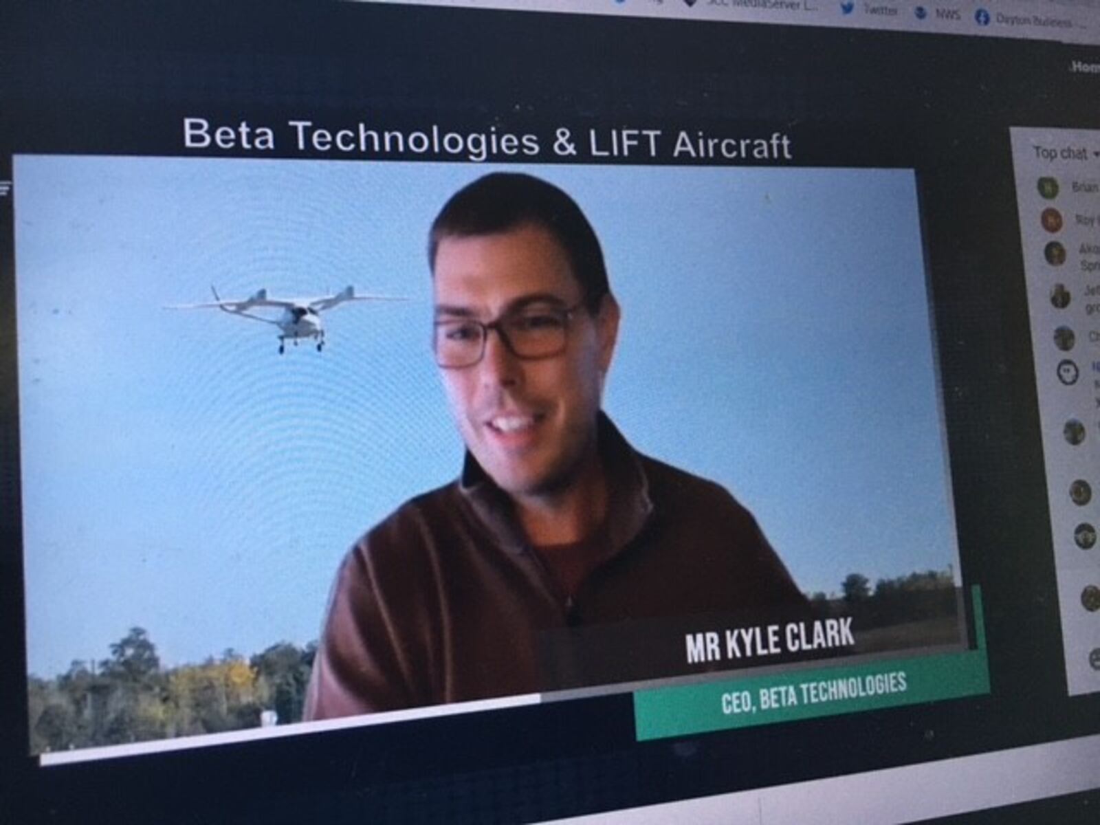 Kyle Clark, CEO of BETA Technologies.