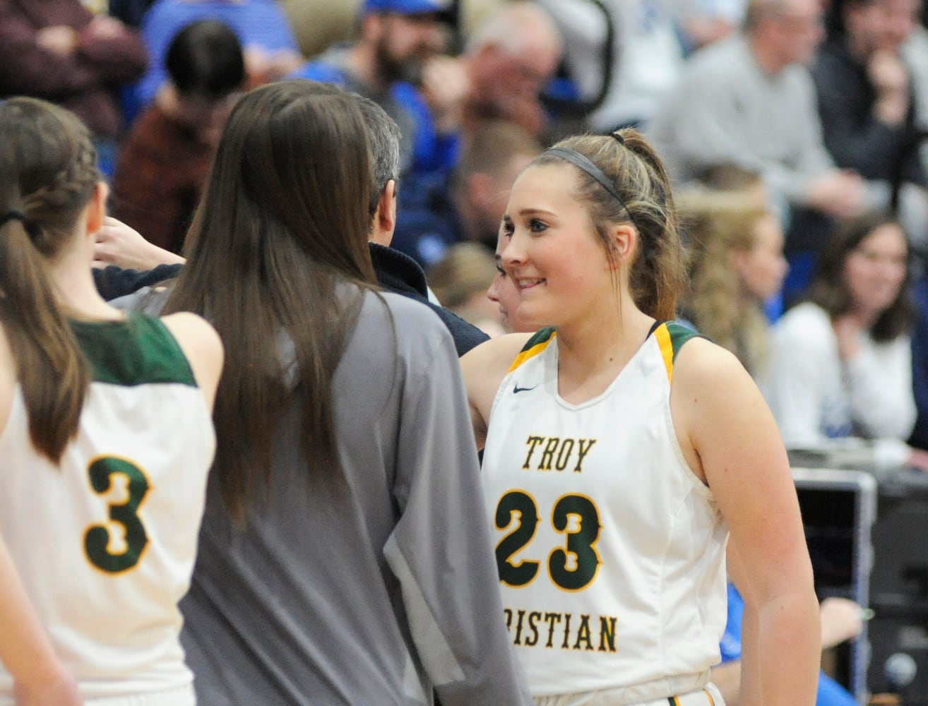 PHOTOS: Franklin Monroe vs. Troy Christian girls basketball