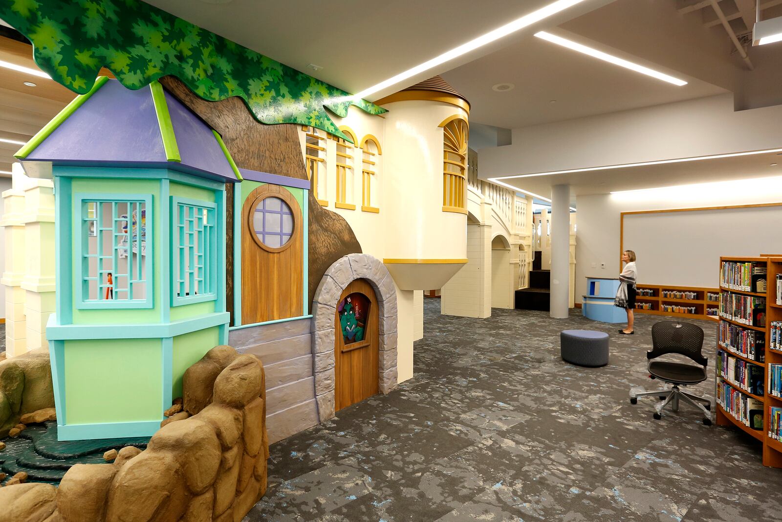 A whimsical area for children will be part of the new downtown Main Library. LISA POWELL/STAFF