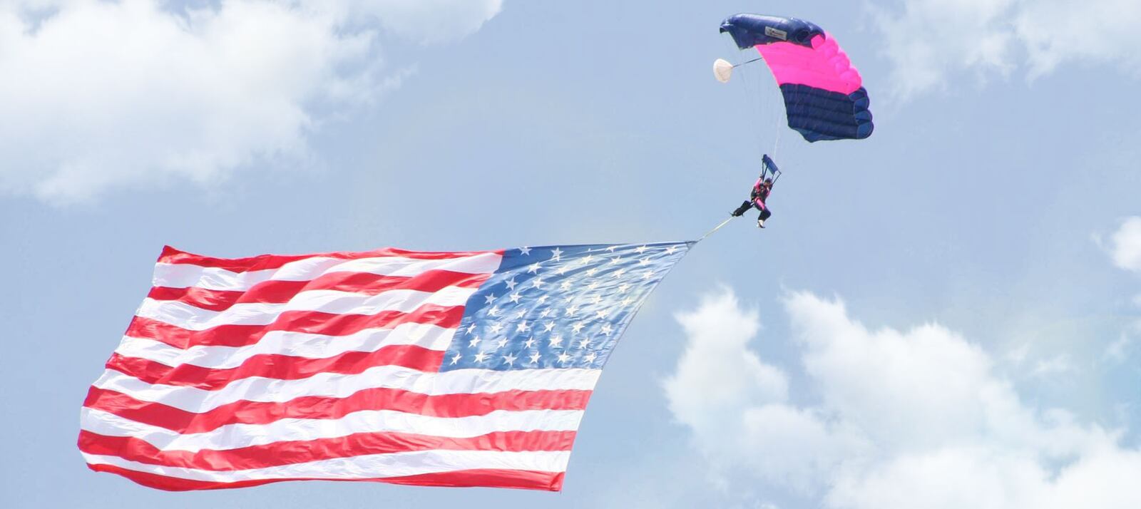 The Misty Blues All-Woman Skydiving Team is going to perform at the Dayton Air Show