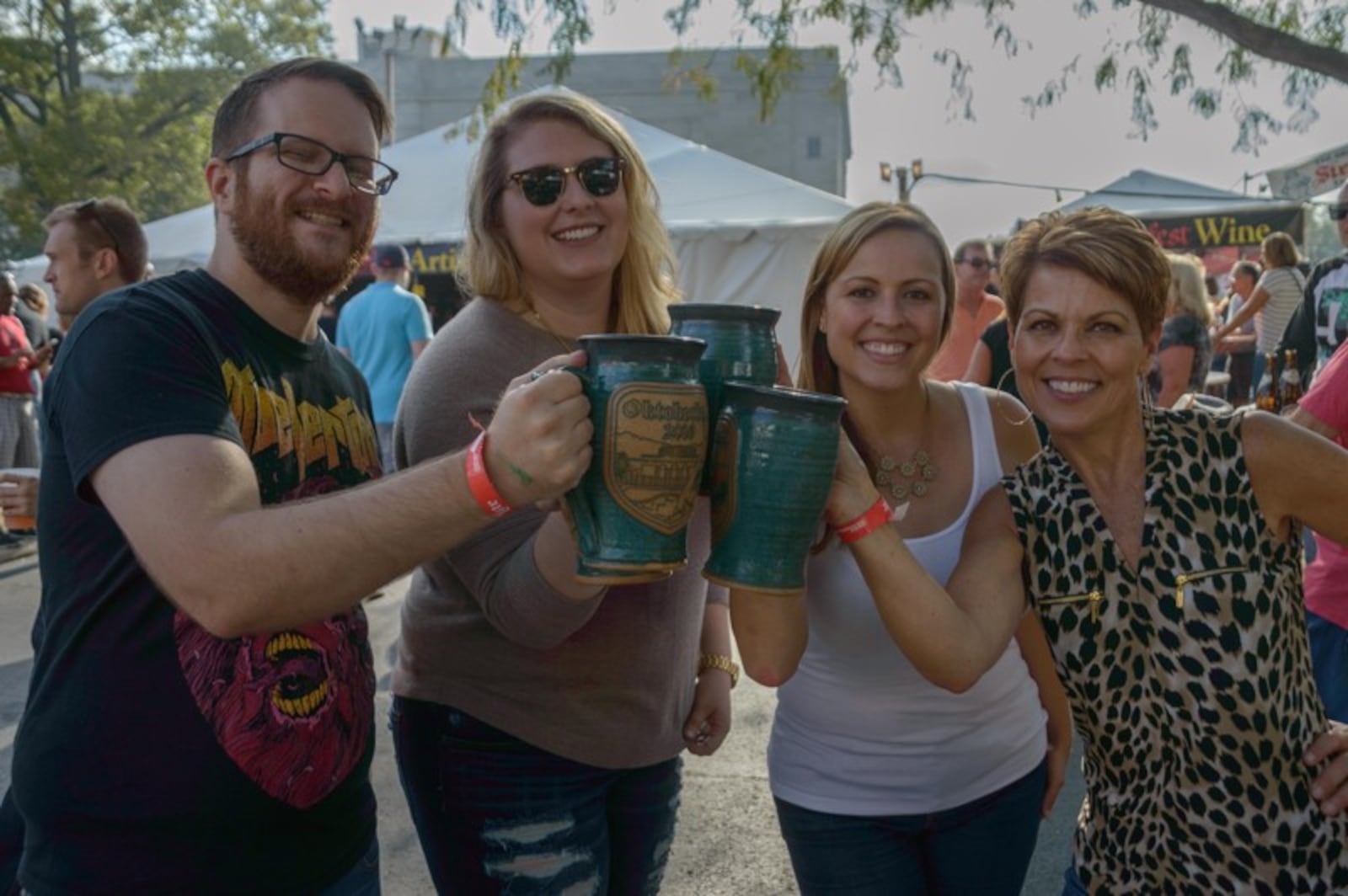 Some of the action at the Dayton Art Institute's Oktoberfest. TOM GILLIAM/CONTRIBUTED/FILE