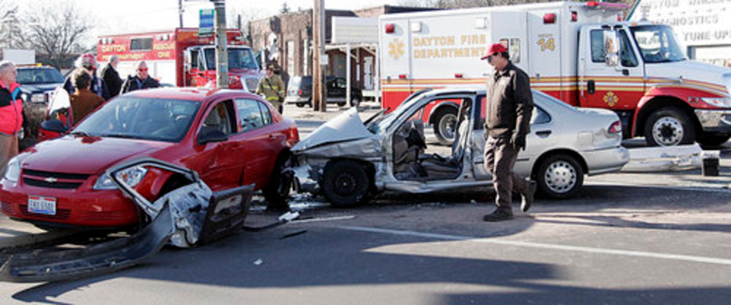Car accident in Dayton