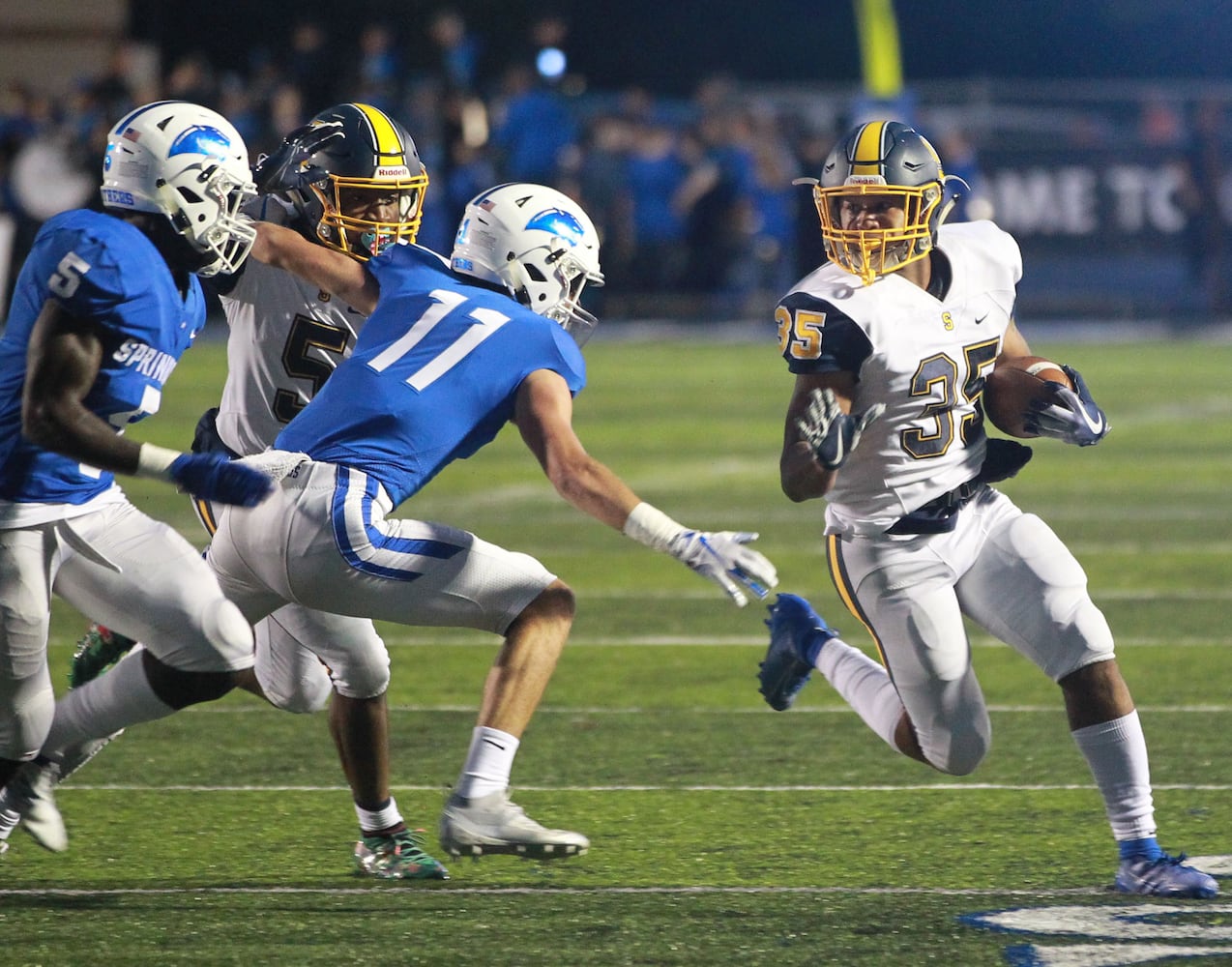 PHOTOS: Springfield at Springboro, Week 7 football